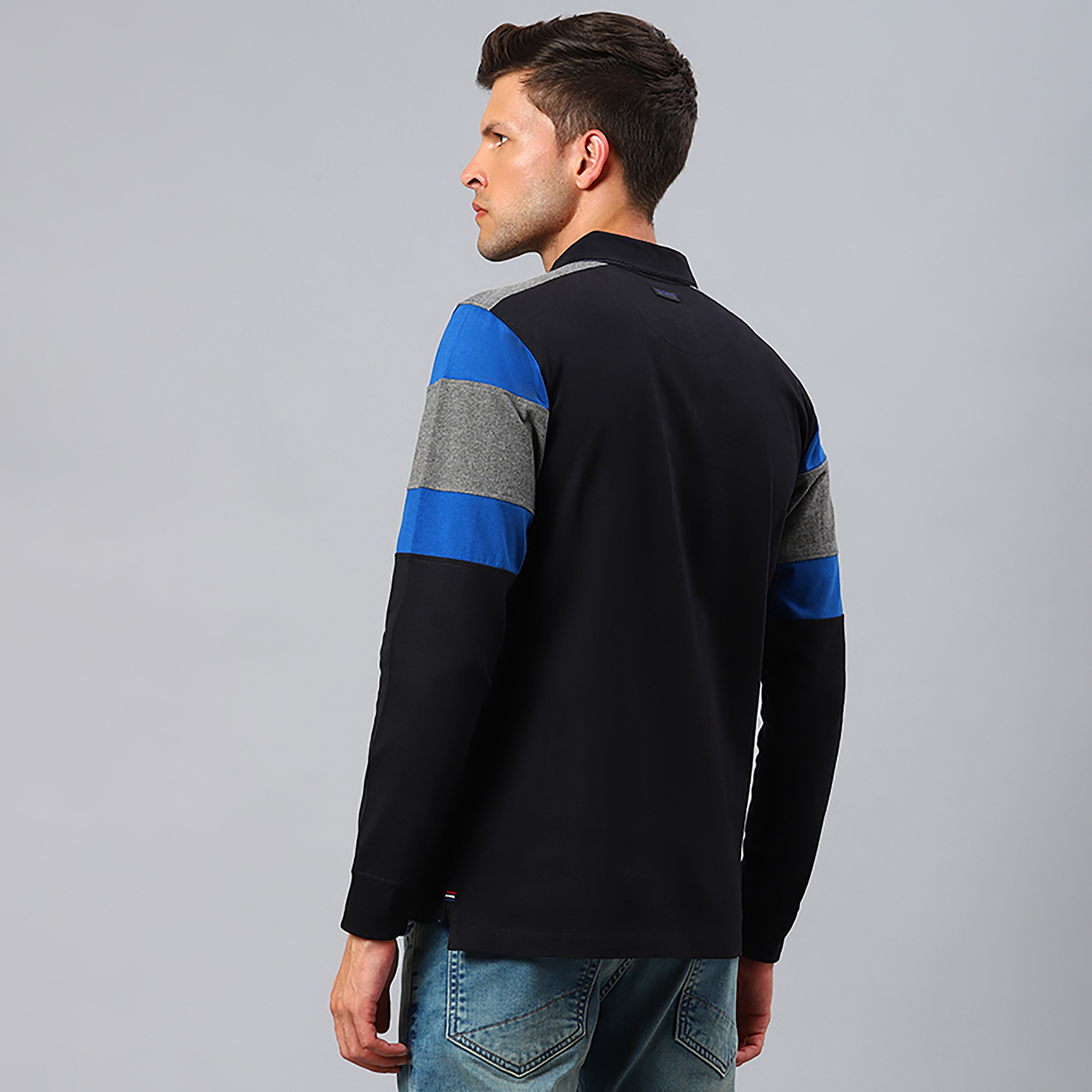 تي شيرت بولو بياقة محجبة اللون بيفرلي هيلز بولو كلوب وأكمام طويلة-men-clothing-tshirtsandpolos-polos-image-4