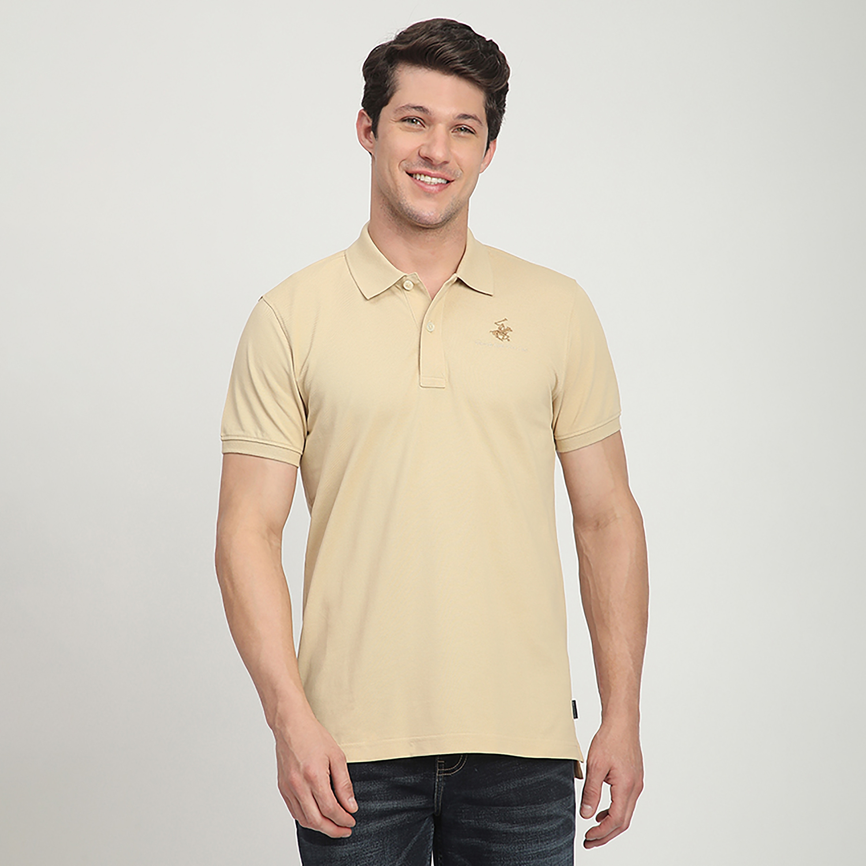 Beverly Hills Polo Club Plain Collared Short Sleeves Men's Polo T-Shirt-men-clothing-tshirtsandpolos-polos-image-5