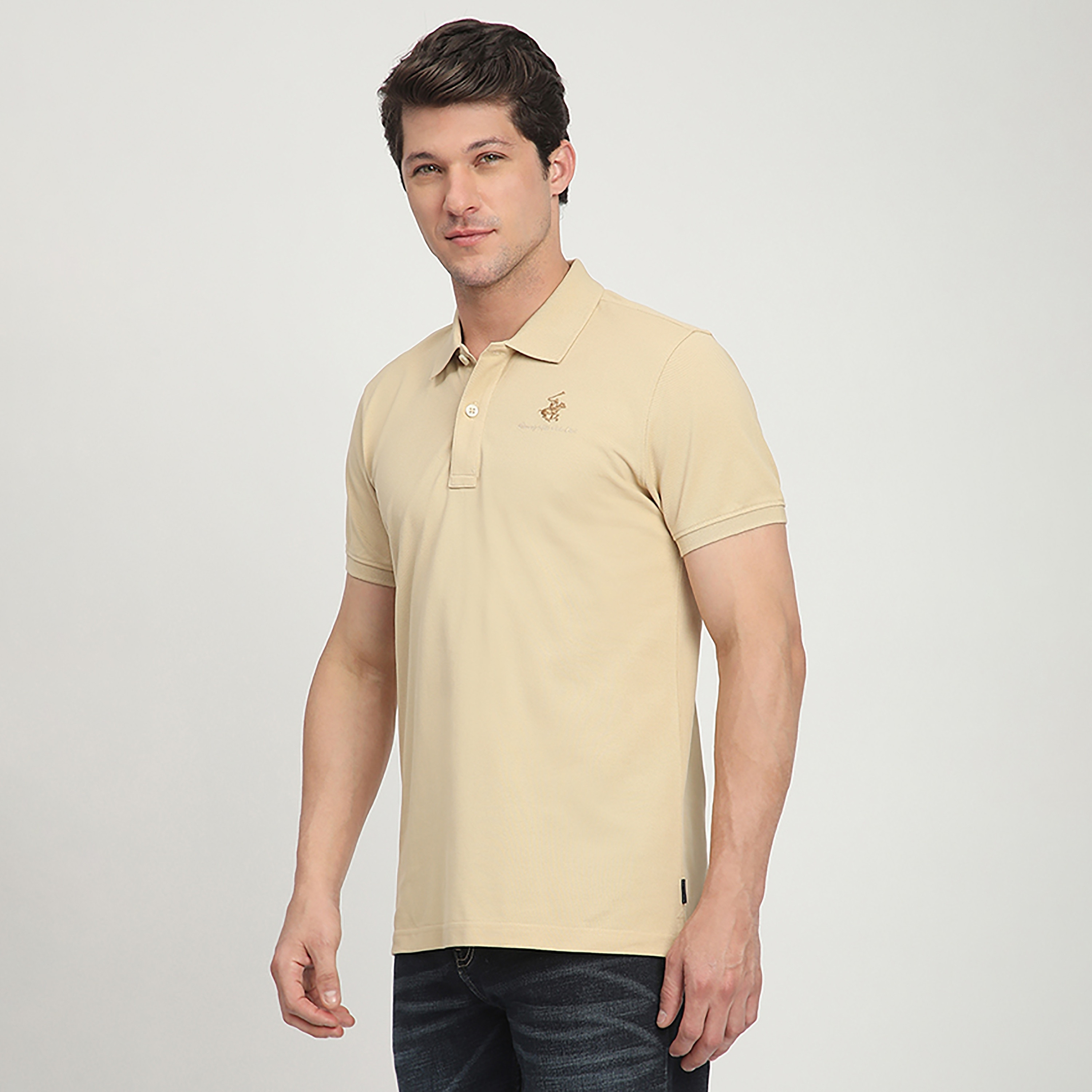 Beverly Hills Polo Club Plain Collared Short Sleeves Men's Polo T-Shirt-men-clothing-tshirtsandpolos-polos-image-6