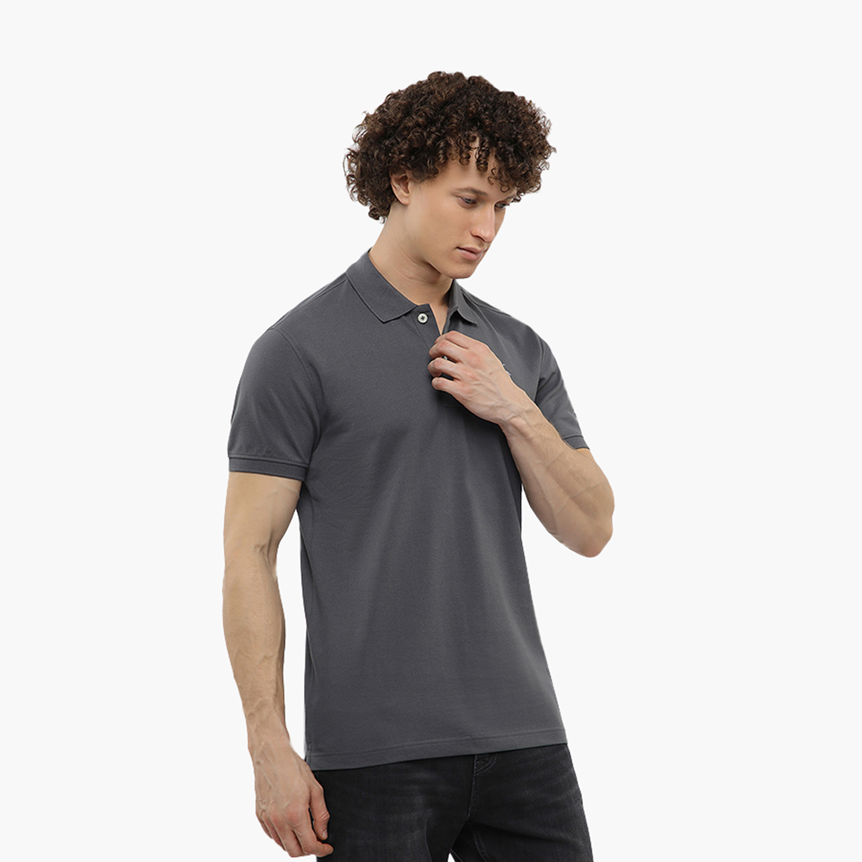 تي شيرت بولو رجالي سادة بأكمام قصيرة وياقة من بيفرلي هيلز بولو كلوب-men-clothing-tshirtsandpolos-polos-image-11