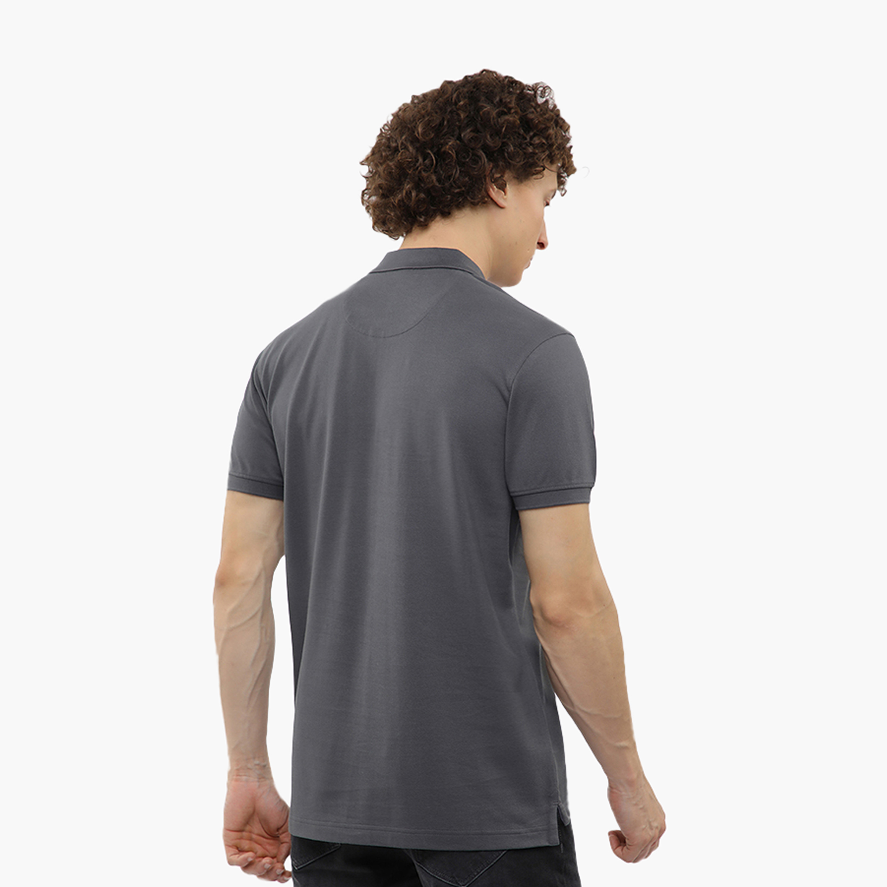 تي شيرت بولو رجالي سادة بأكمام قصيرة وياقة من بيفرلي هيلز بولو كلوب-men-clothing-tshirtsandpolos-polos-image-12