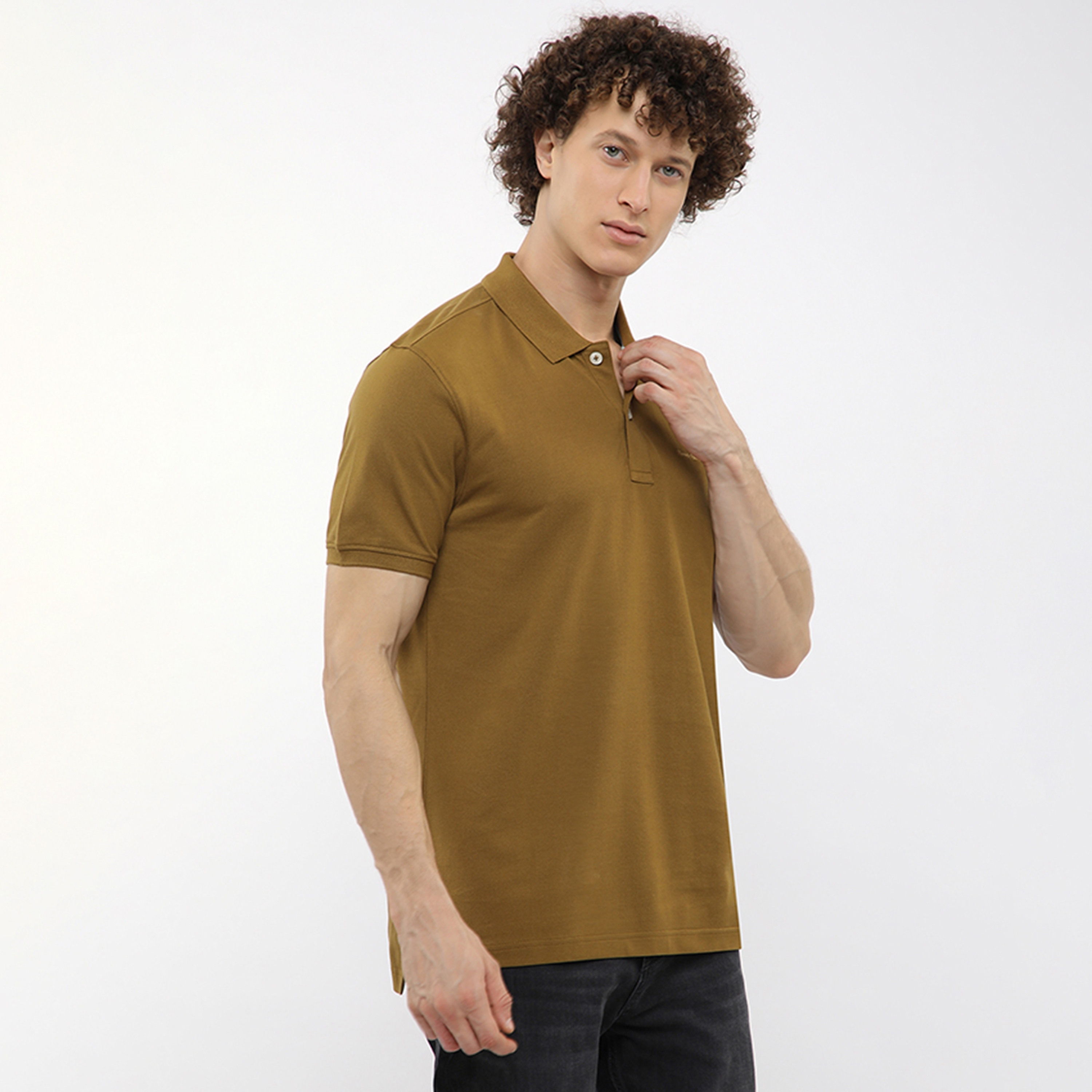 تي شيرت بولو رجالي سادة بأكمام قصيرة وياقة من بيفرلي هيلز بولو كلوب-men-clothing-tshirtsandpolos-polos-image-7