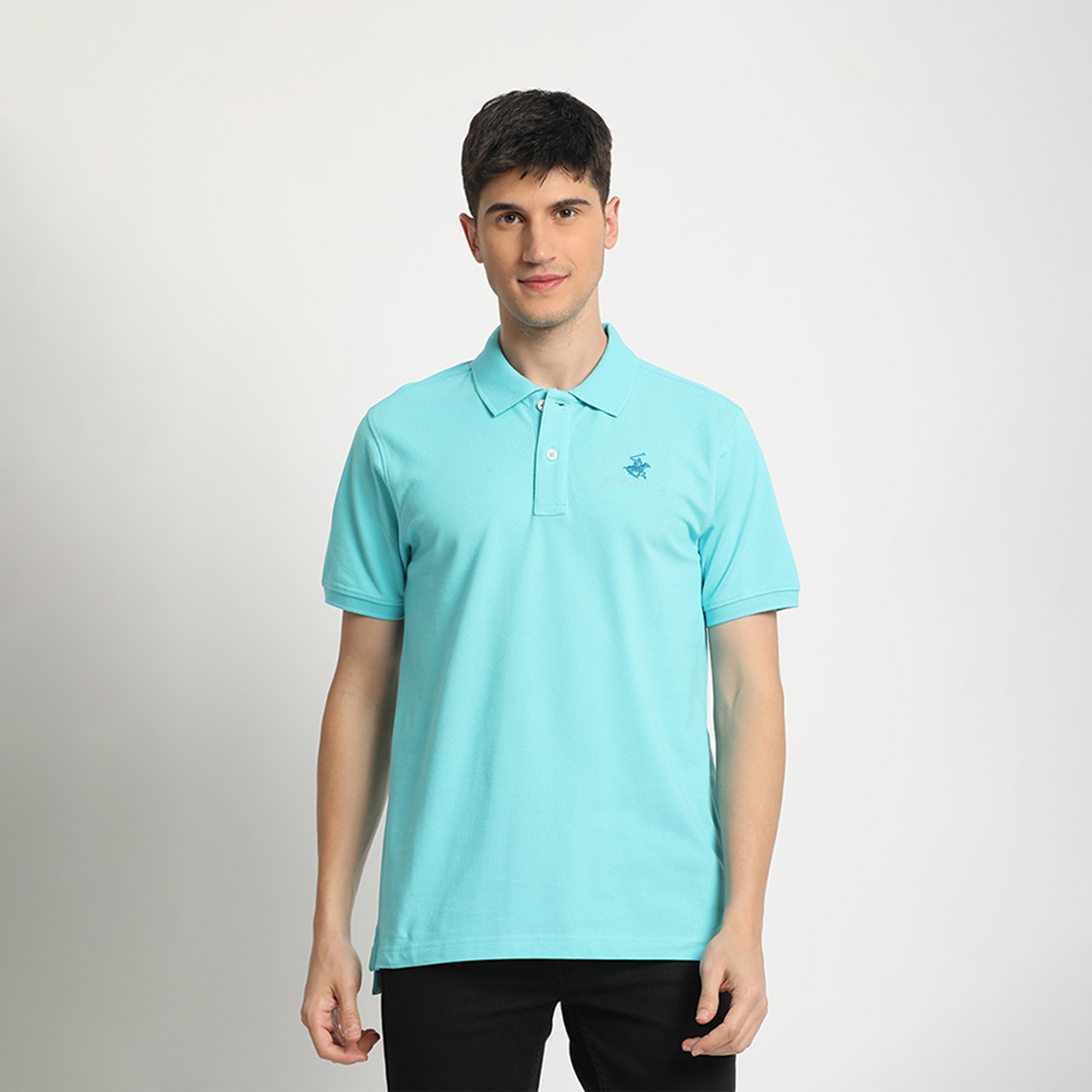 Beverly Hills Polo Club Logo Collared Short Sleeves Polo T-shirt-men-clothing-tshirtsandpolos-polos-image-1