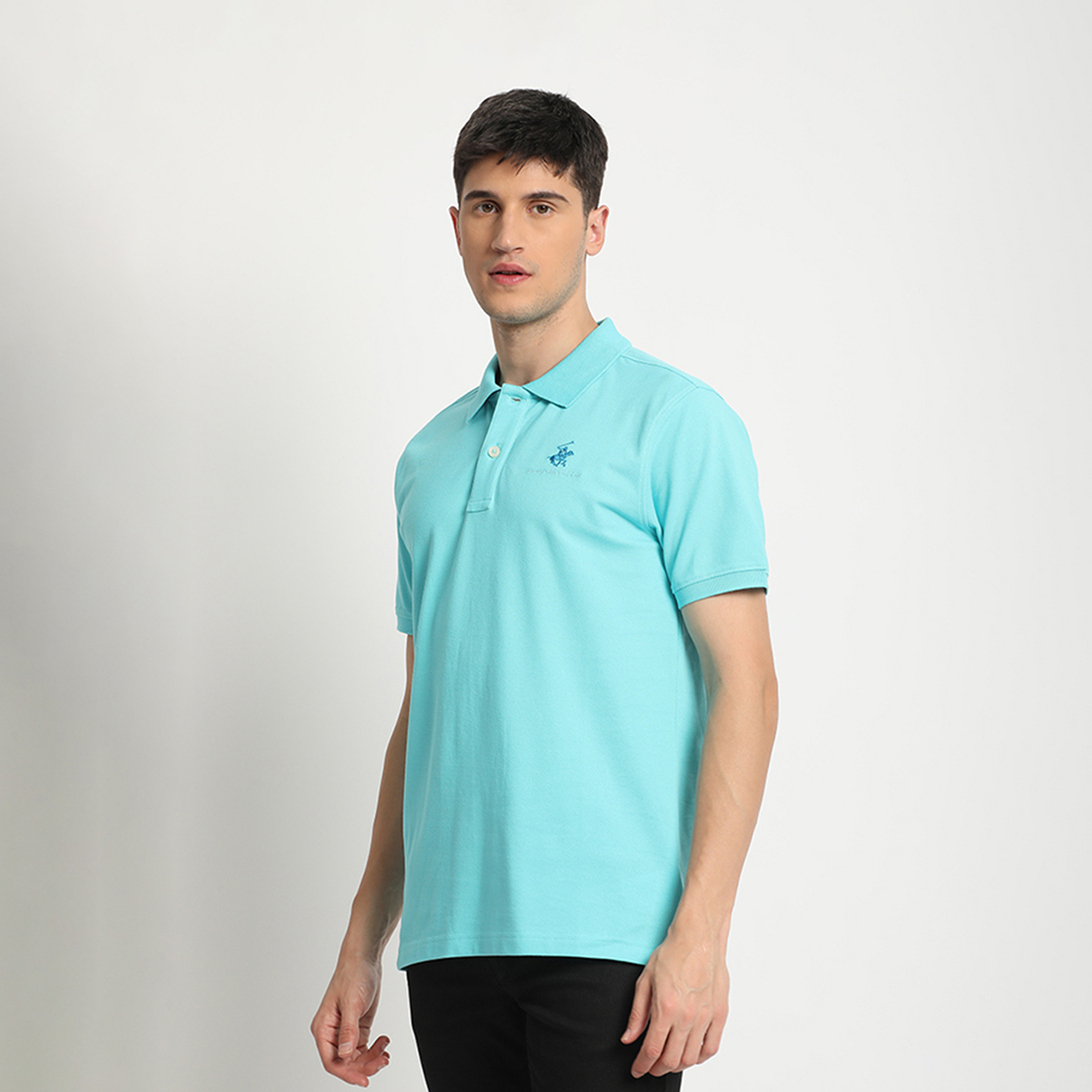Beverly Hills Polo Club Logo Collared Short Sleeves Polo T-shirt-men-clothing-tshirtsandpolos-polos-image-2