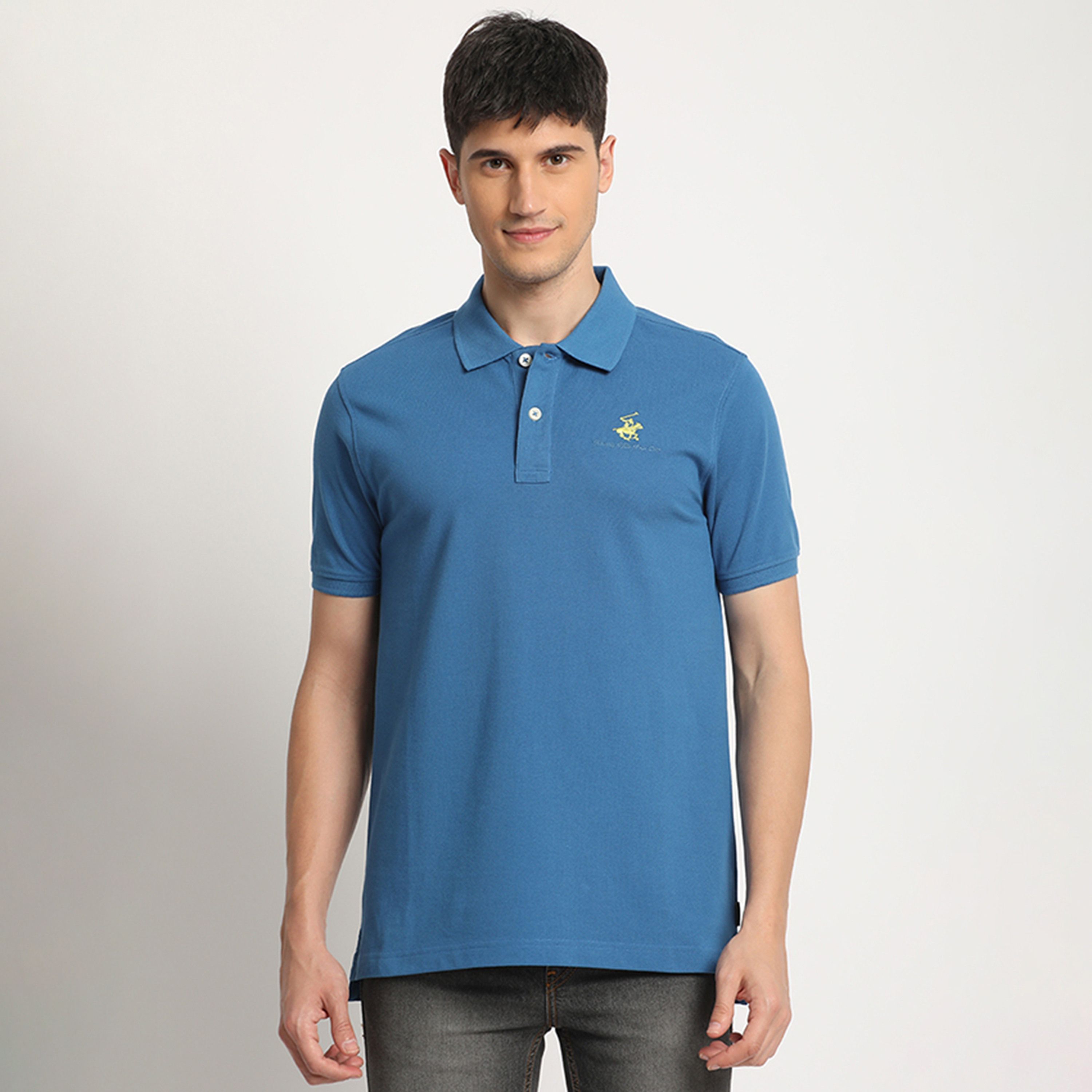 تي شيرت بولو من بيفرلي هيلز بولو كلوب بأكمام قصيرة مع شعار-men-clothing-tshirtsandpolos-polos-image-1