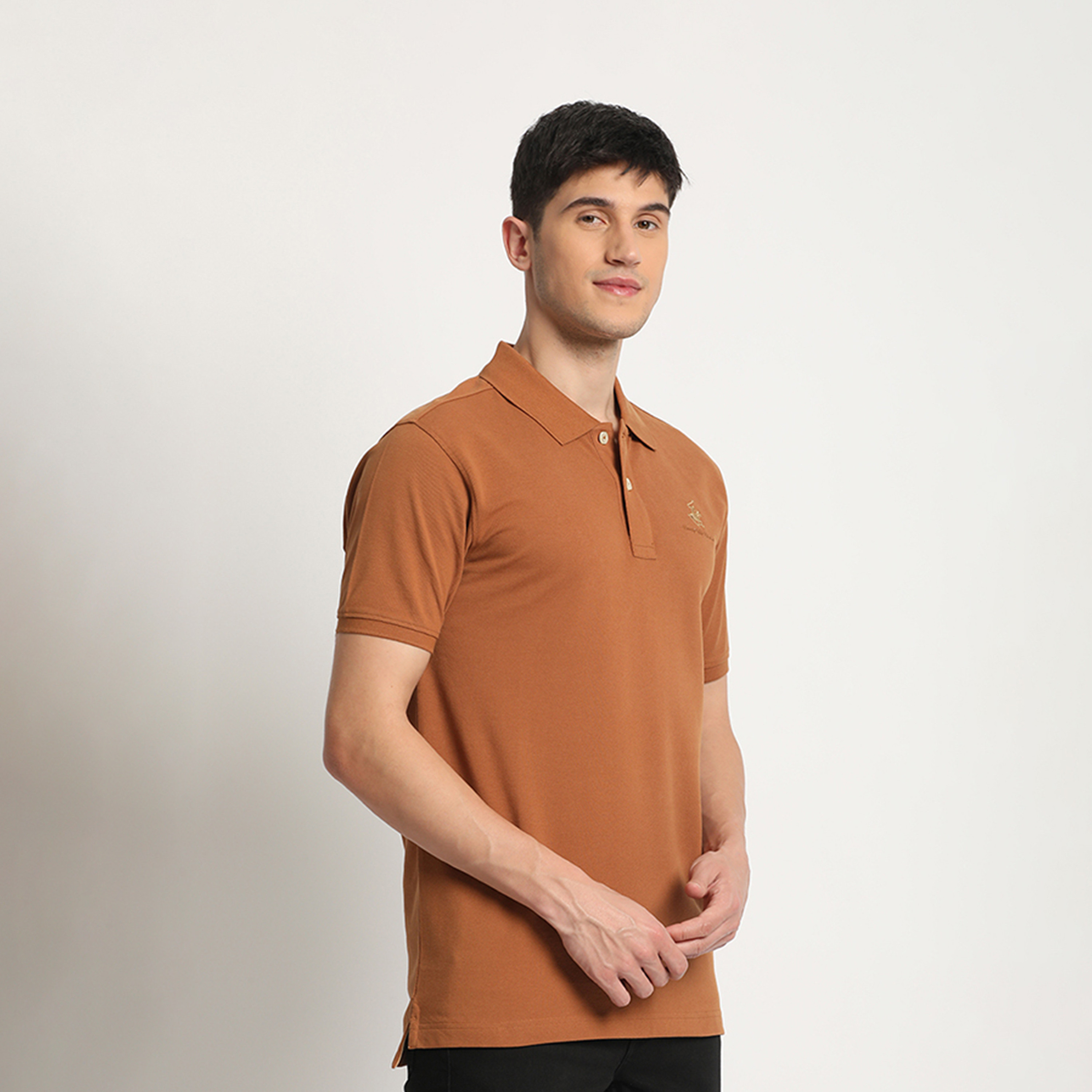بيفرلي هيلز بولو كلوب- تي شيرت وياقة مطوية أكمام قصيرة وشعار بولو-men-clothing-tshirtsandpolos-polos-image-3