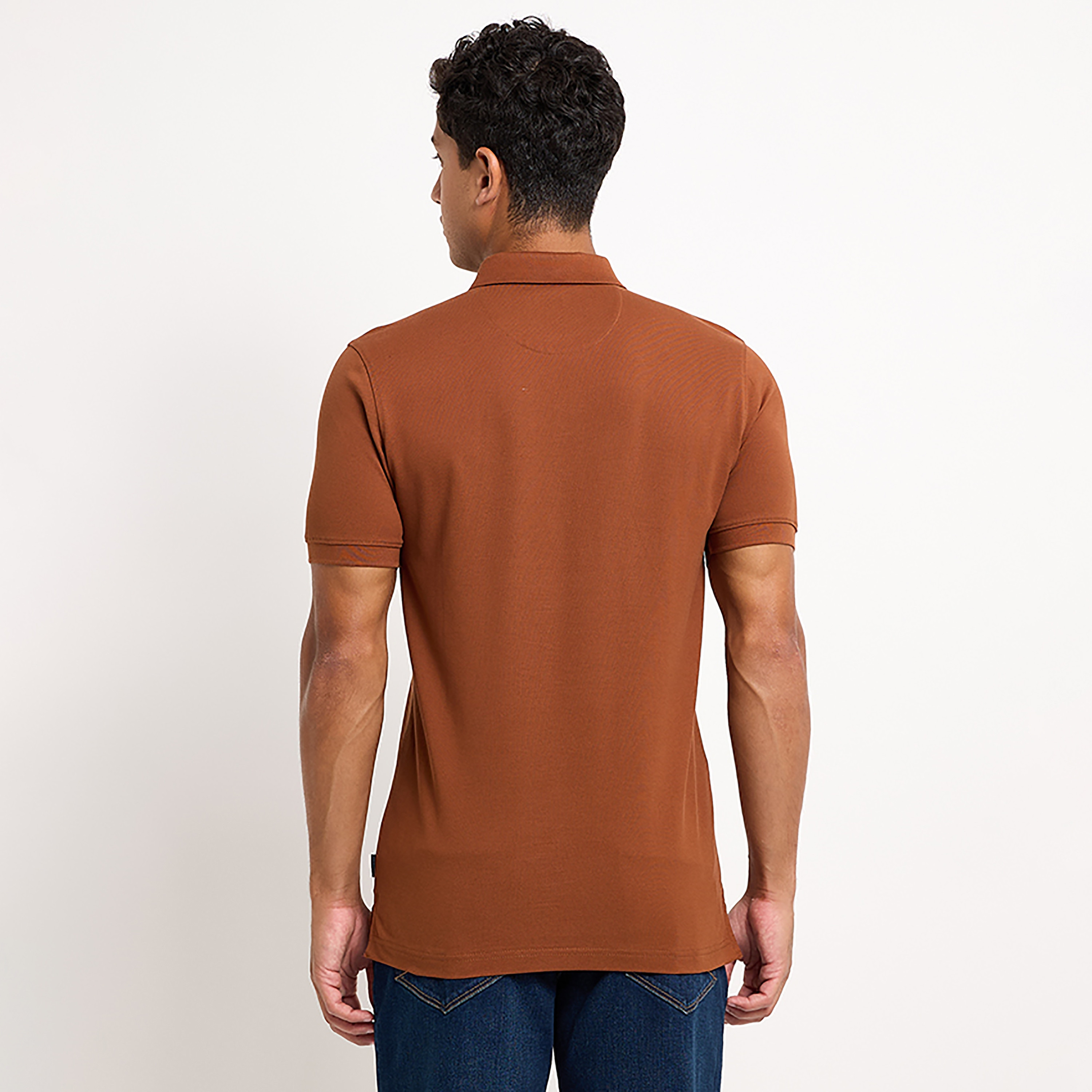 تي شيرت بولو رجالي سادة بأكمام قصيرة وياقة من بيفرلي هيلز بولو كلوب-men-clothing-tshirtsandpolos-polos-image-4