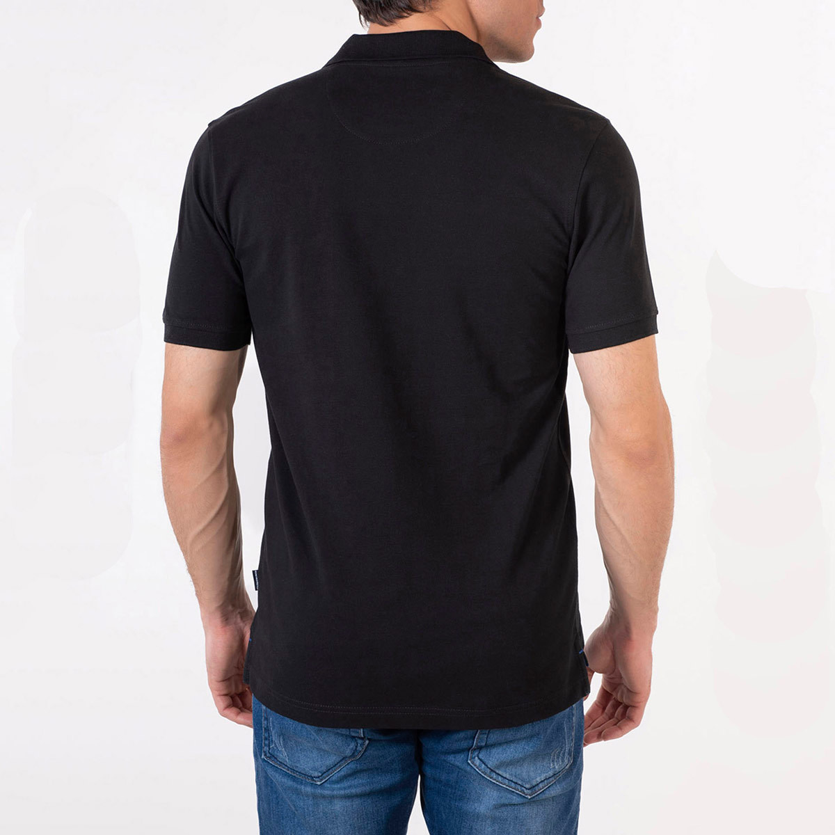 Beverly Hills Polo Club Men Black Logo Short Sleeves Polo T-Shirt-men-clothing-tshirtsandpolos-polos-image-2
