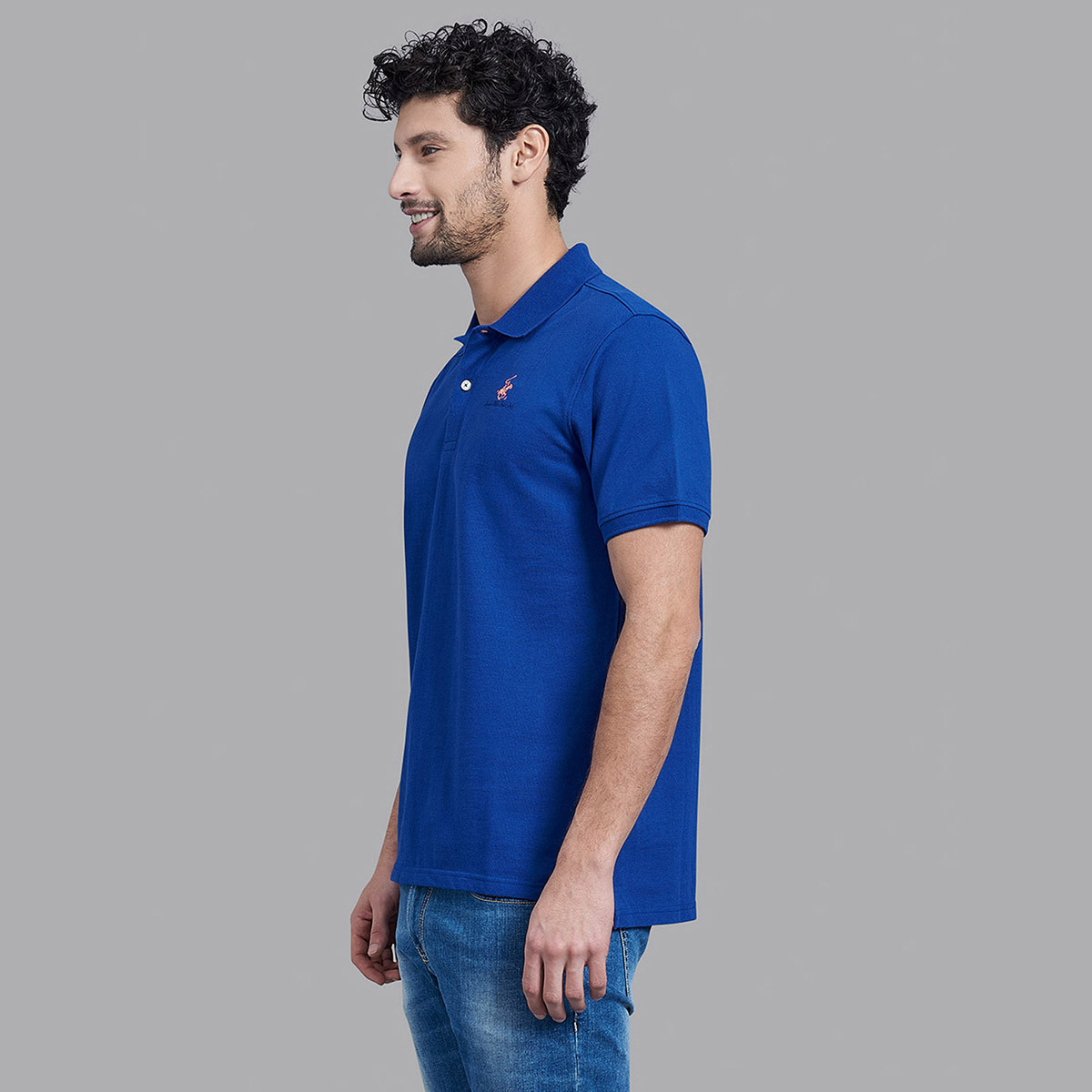 تي شيرت بولو من بيفرلي هيلز بولو كلب رجالي بلون أزرق مع شعار بأكمام قصيرة-men-clothing-tshirtsandpolos-polos-image-6