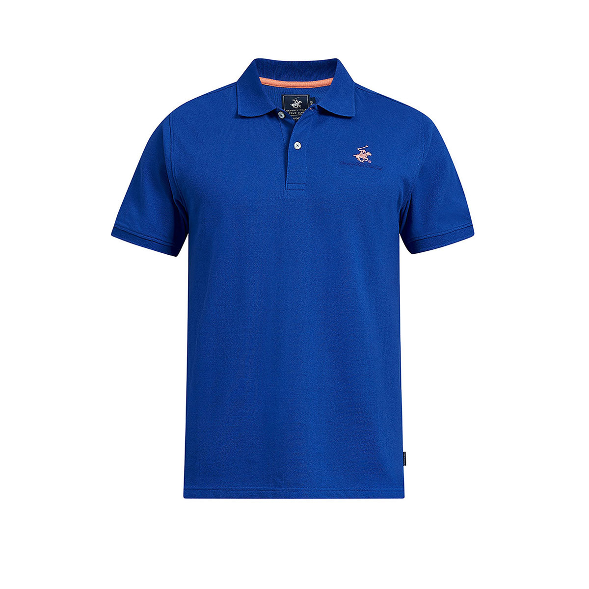 تي شيرت بولو من بيفرلي هيلز بولو كلب رجالي بلون أزرق مع شعار بأكمام قصيرة-men-clothing-tshirtsandpolos-polos-image-7