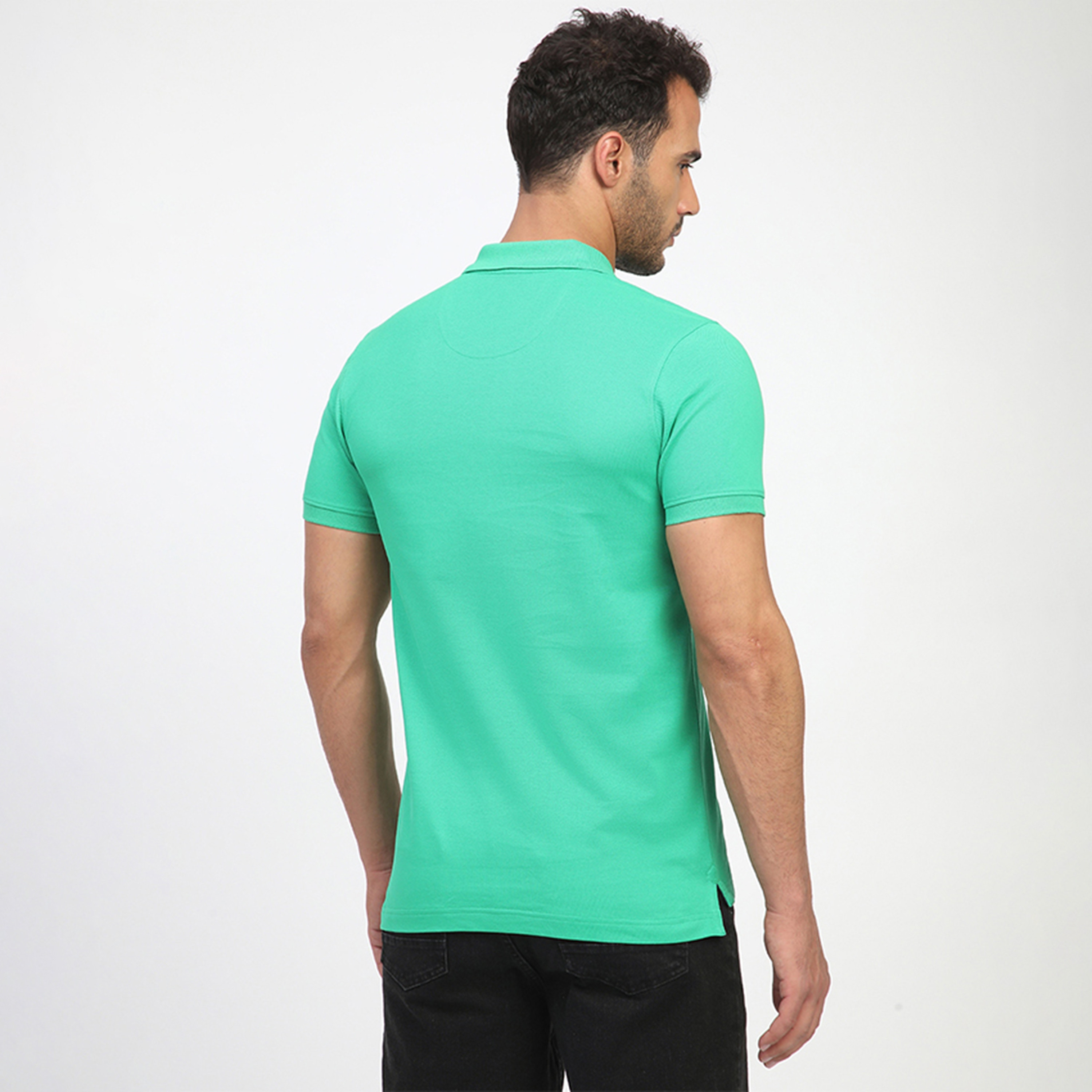 تي شيرت بولو رجالي سادة بأكمام قصيرة وياقة من بيفرلي هيلز بولو كلوب-men-clothing-tshirtsandpolos-polos-image-9