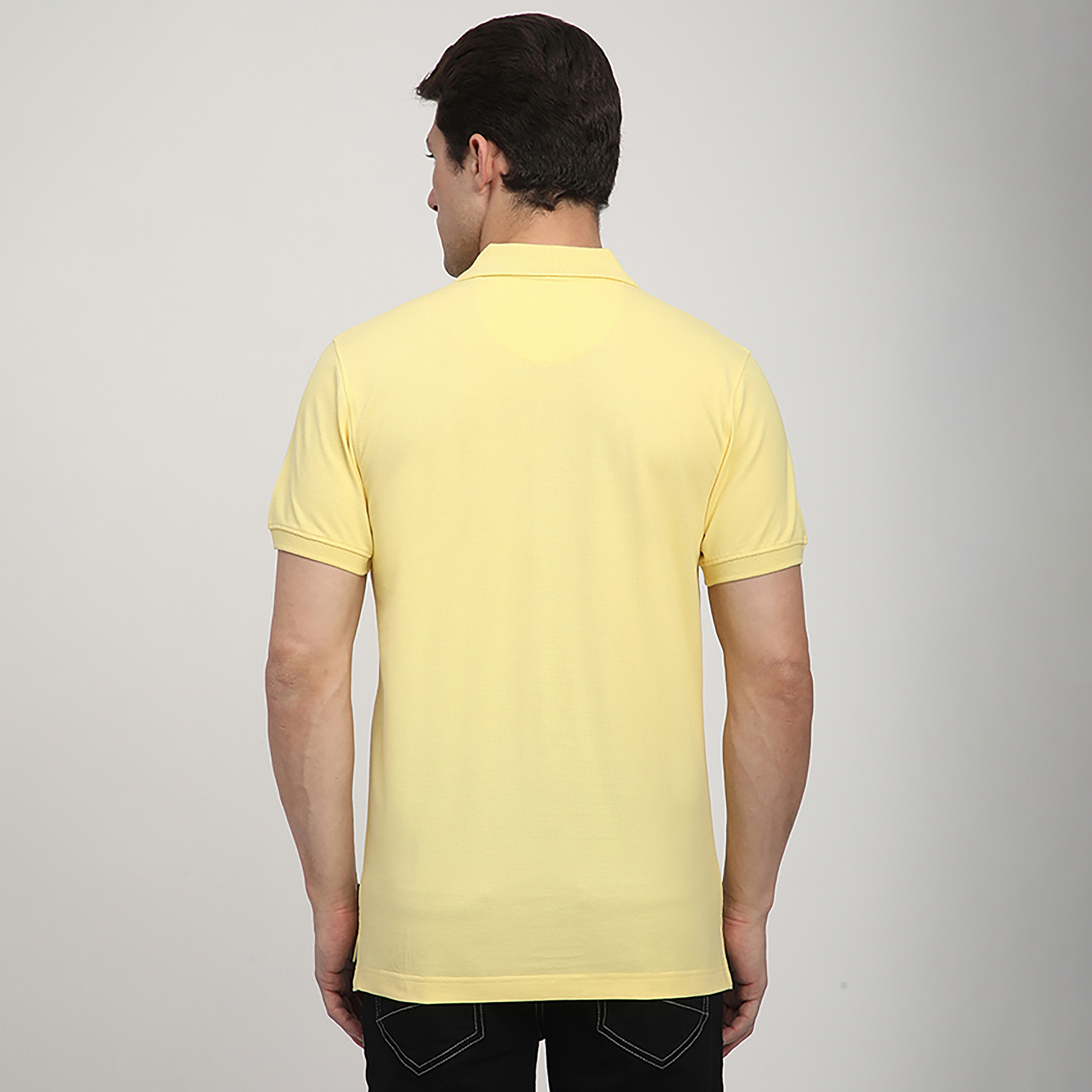 تي شيرت بولو رجالي سادة بأكمام قصيرة وياقة من بيفرلي هيلز بولو كلوب-men-clothing-tshirtsandpolos-polos-image-4