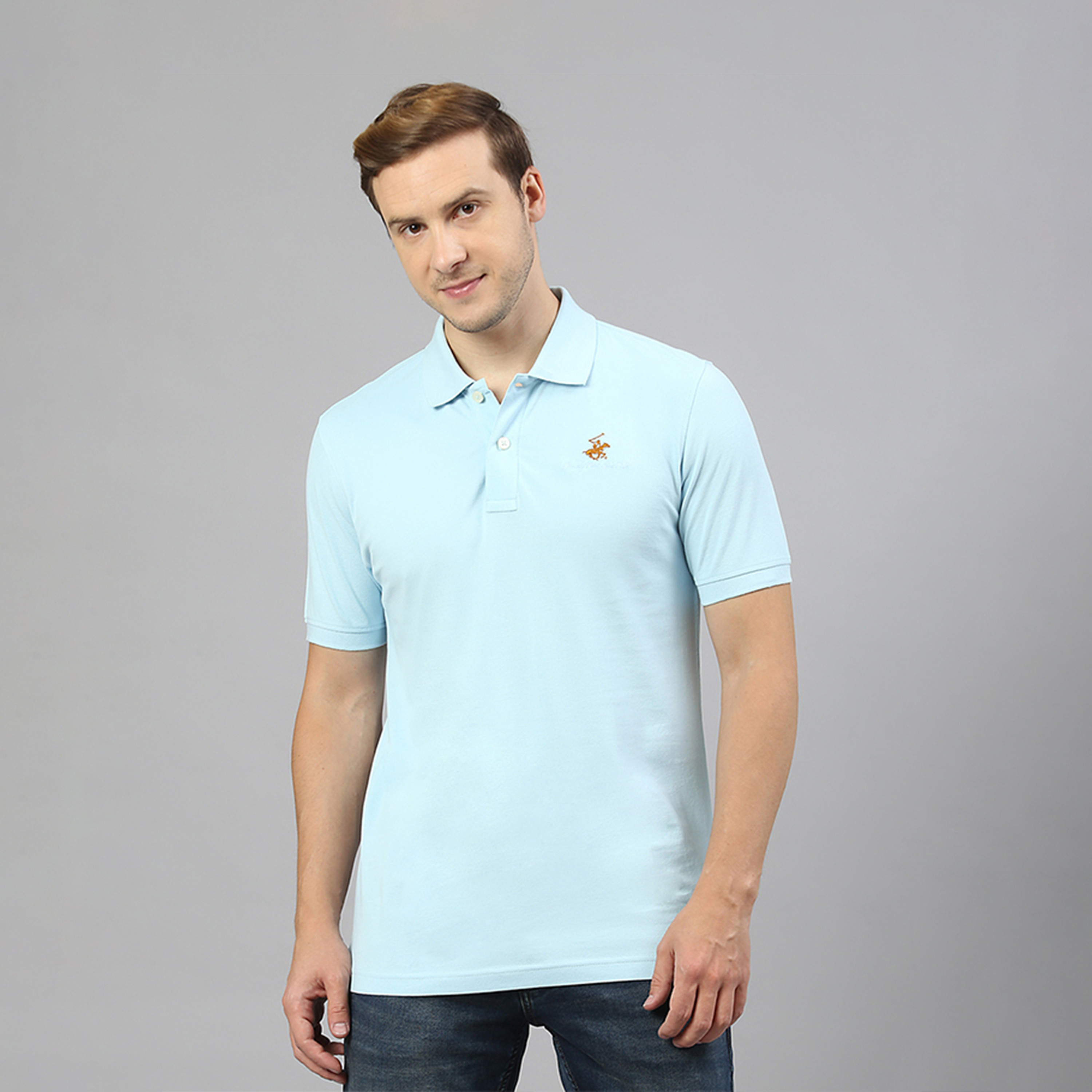 بيفرلي هيلز بولو كلوب- تي شيرت بولو رجالي بياقة دائرية أكمام قصيرة-men-clothing-tshirtsandpolos-polos-image-1