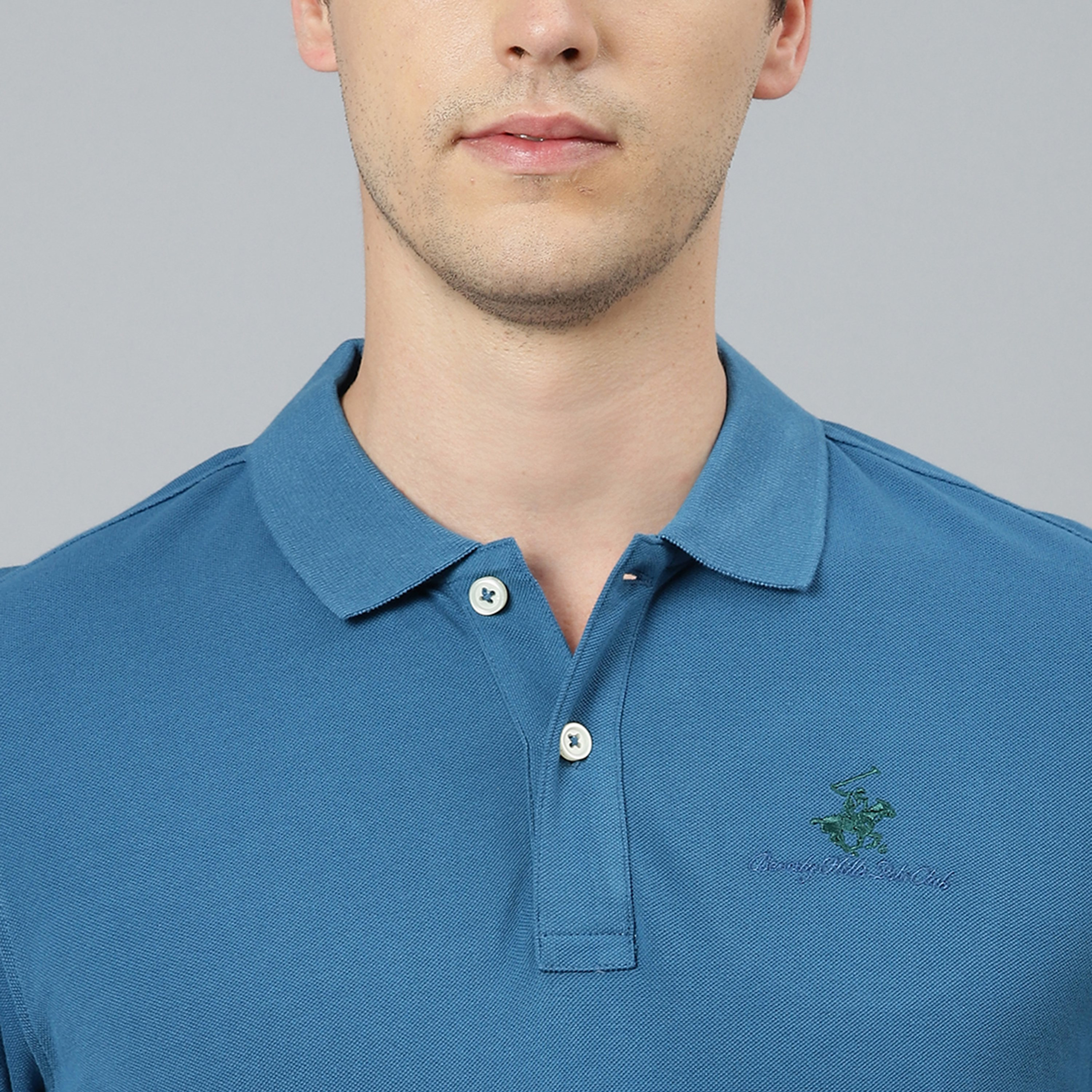 Beverly Hills Polo Club Men Orange Plain Short Sleeves Polo T-Shirt-men-clothing-tshirtsandpolos-polos-image-5