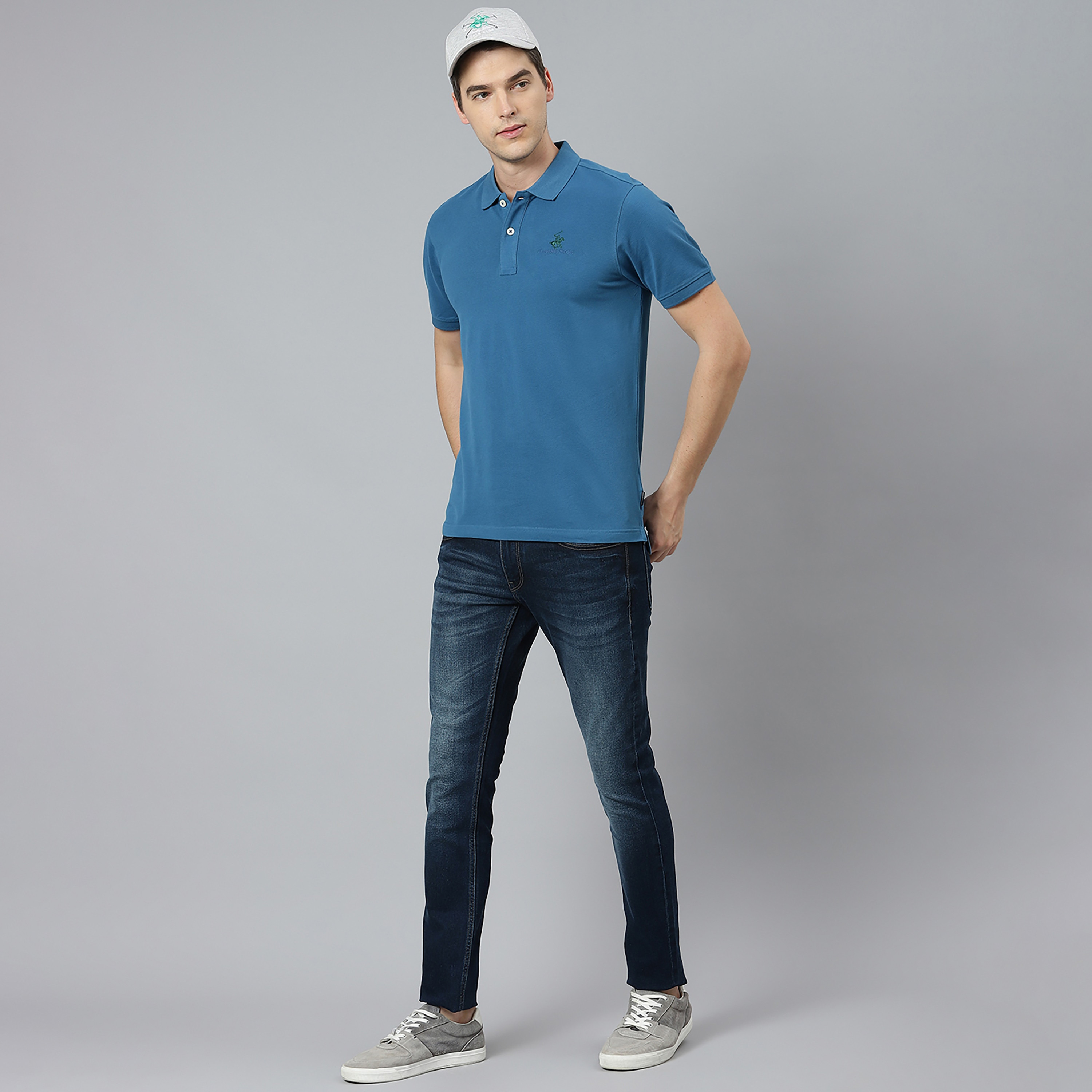 Beverly Hills Polo Club Men Orange Plain Short Sleeves Polo T-Shirt-men-clothing-tshirtsandpolos-polos-image-6