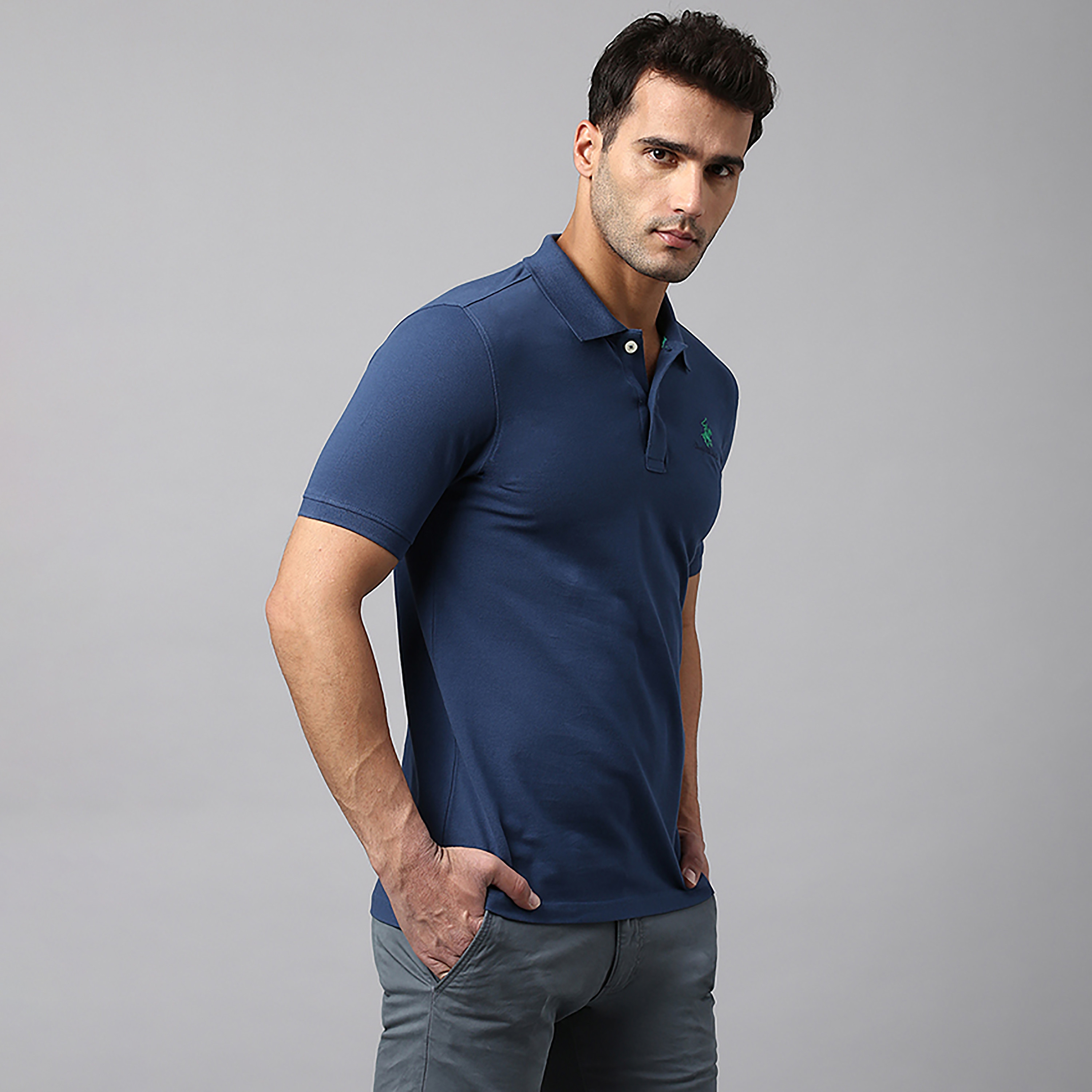 Beverly Hills Polo Club Plain Collared Short Sleeves Polo T-Shirt-men-clothing-tshirtsandpolos-polos-image-2