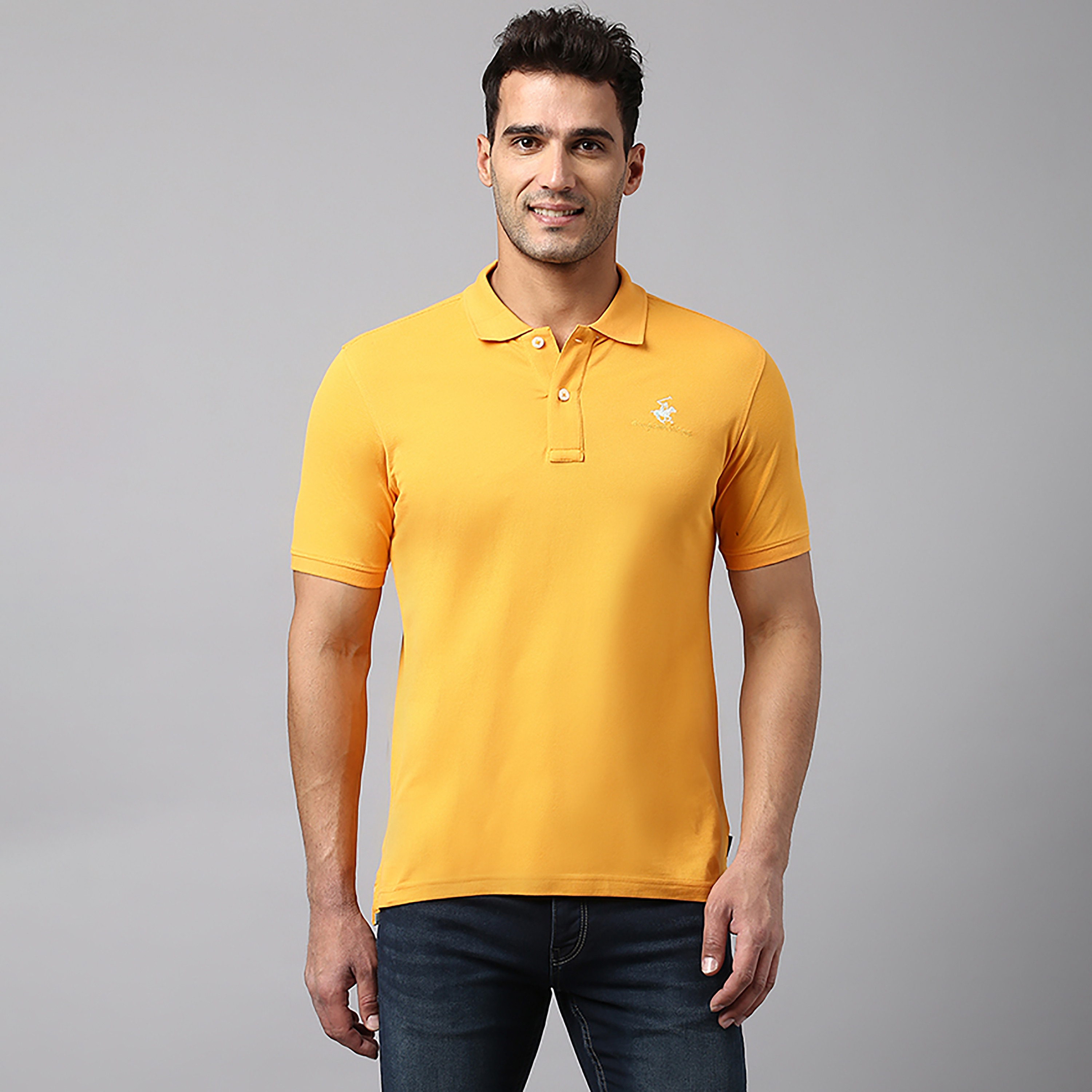 Beverly Hills Polo Club Plain Collared Short Sleeves Polo T-Shirt-men-clothing-tshirtsandpolos-polos-image-1