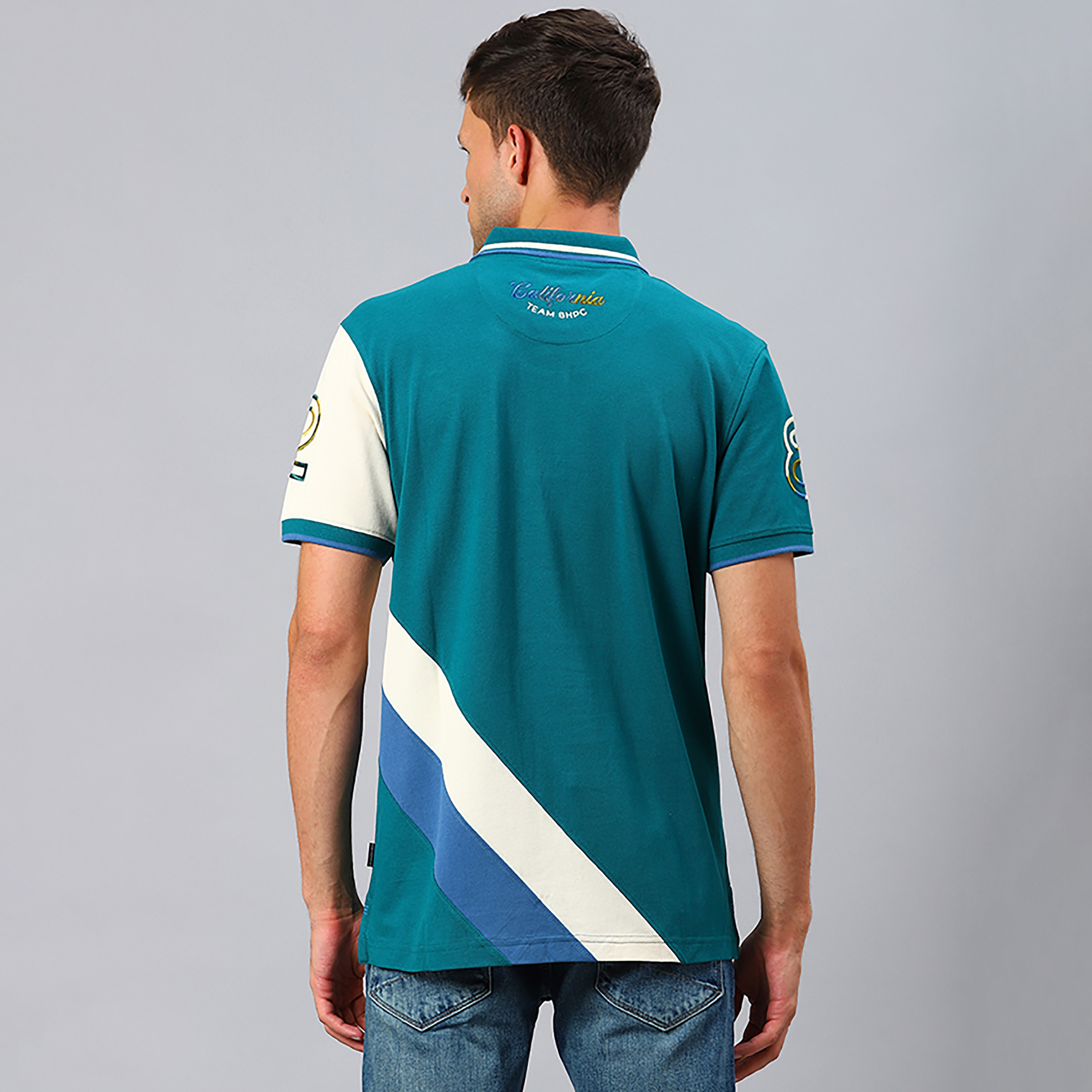 Beverly Hills Polo Club Colour Block Collared Short Sleeves Polo T-Shirt-men-clothing-tshirtsandpolos-polos-image-4