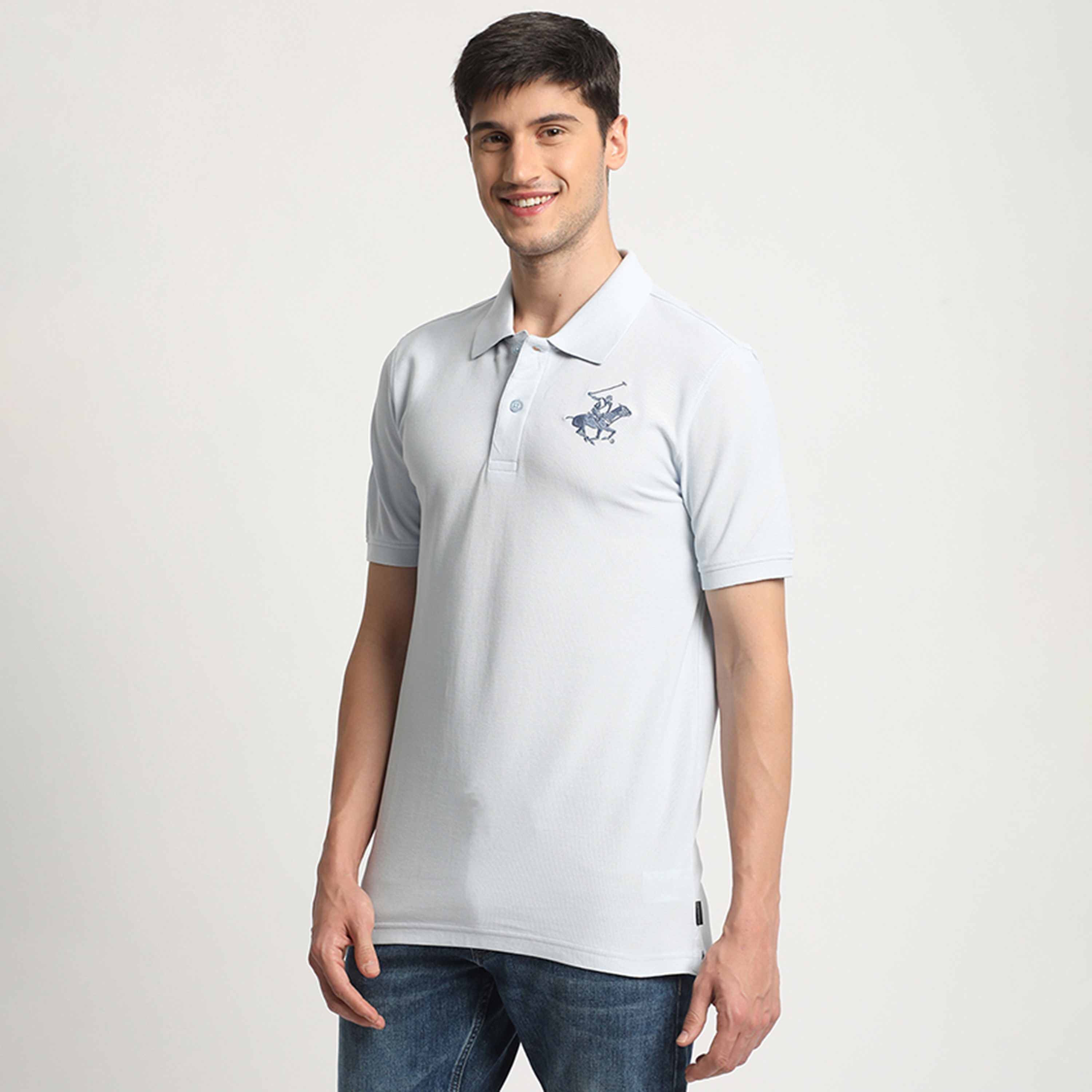 Beverly Hills Polo Club Logo Short Sleeves Polo T-Shirt-men-clothing-tshirtsandpolos-polos-image-2