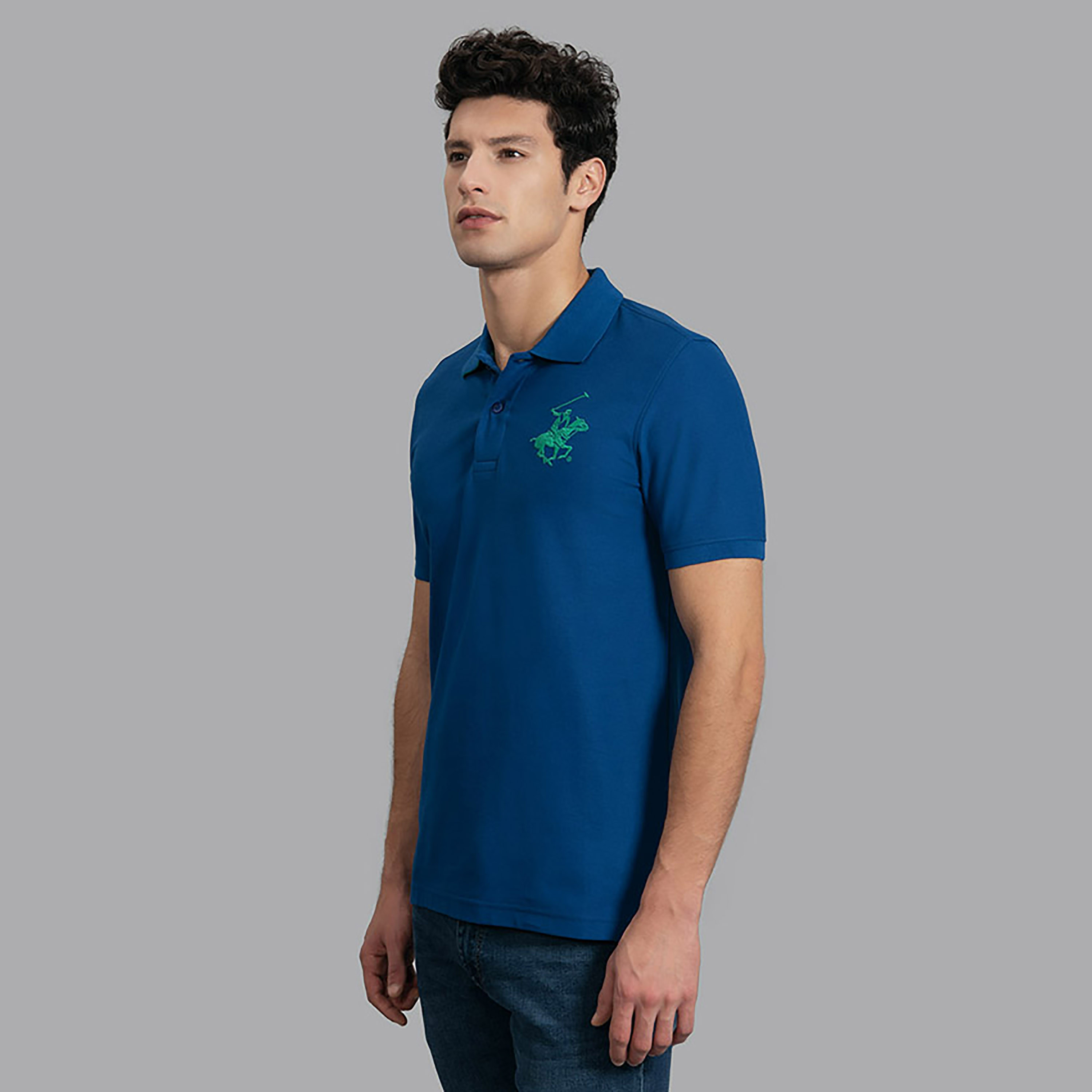Beverly Hills Polo Club Logo Collared Short Sleeves Polo T-Shirt-men-clothing-tshirtsandpolos-polos-image-2