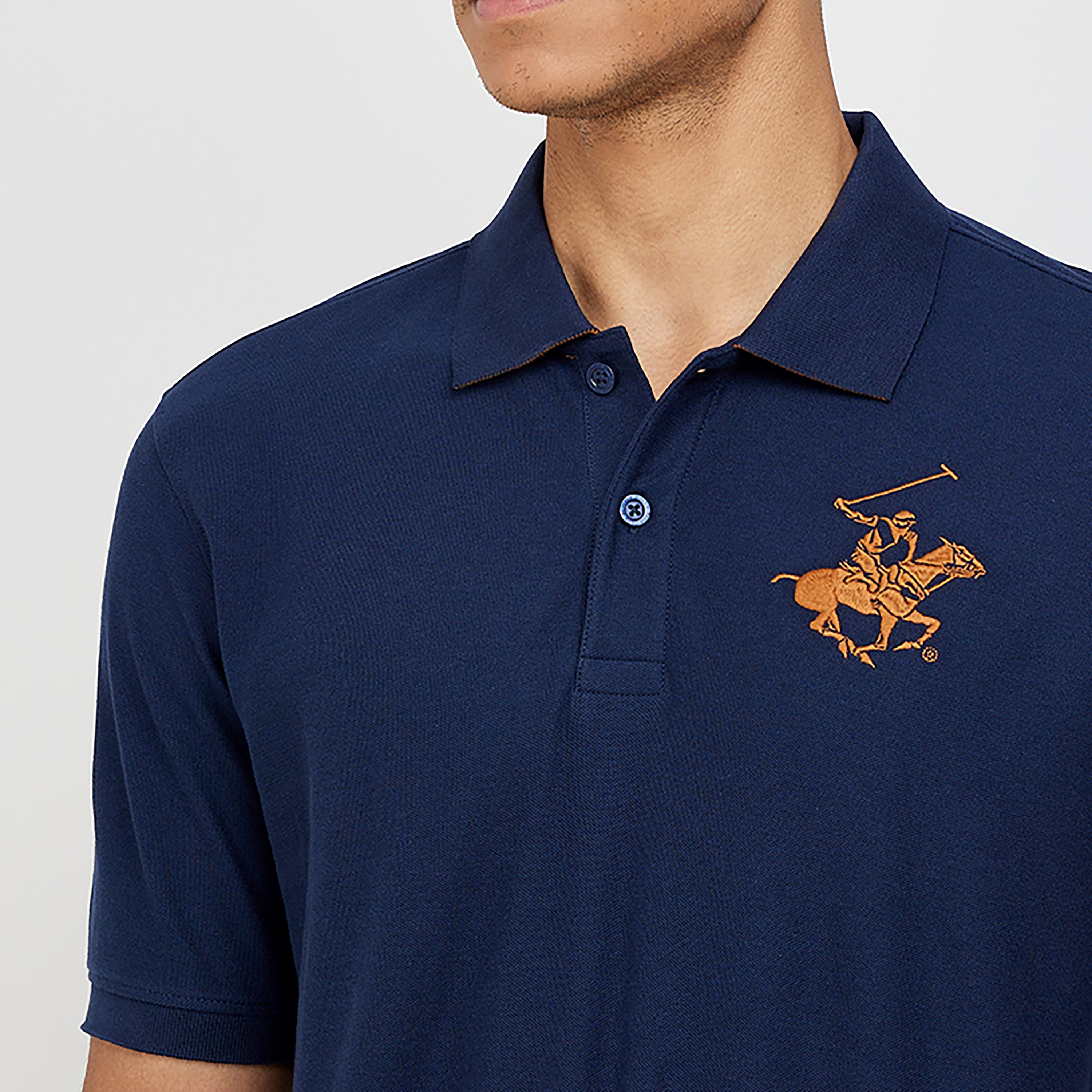 تي شيرت بولو من بيفرلي هيلز بولو كلوب بياقة وأكمام قصيرة مع شعار-men-clothing-tshirtsandpolos-polos-image-7