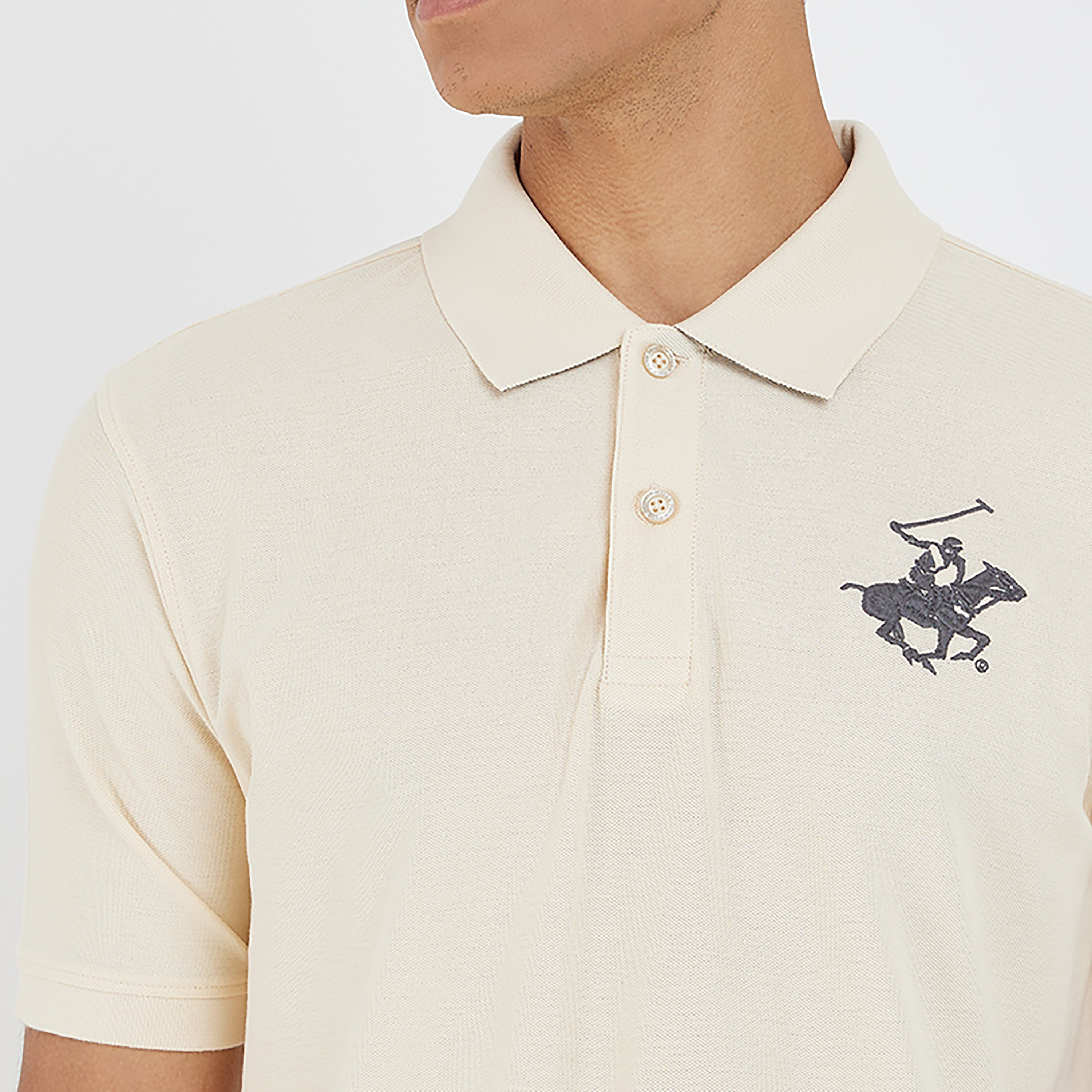 بيفرلي هيلز بولو كلوب-  قميص بولو رجالي سادة بأكمام قصيرة وياقة-men-clothing-tshirtsandpolos-polos-image-7