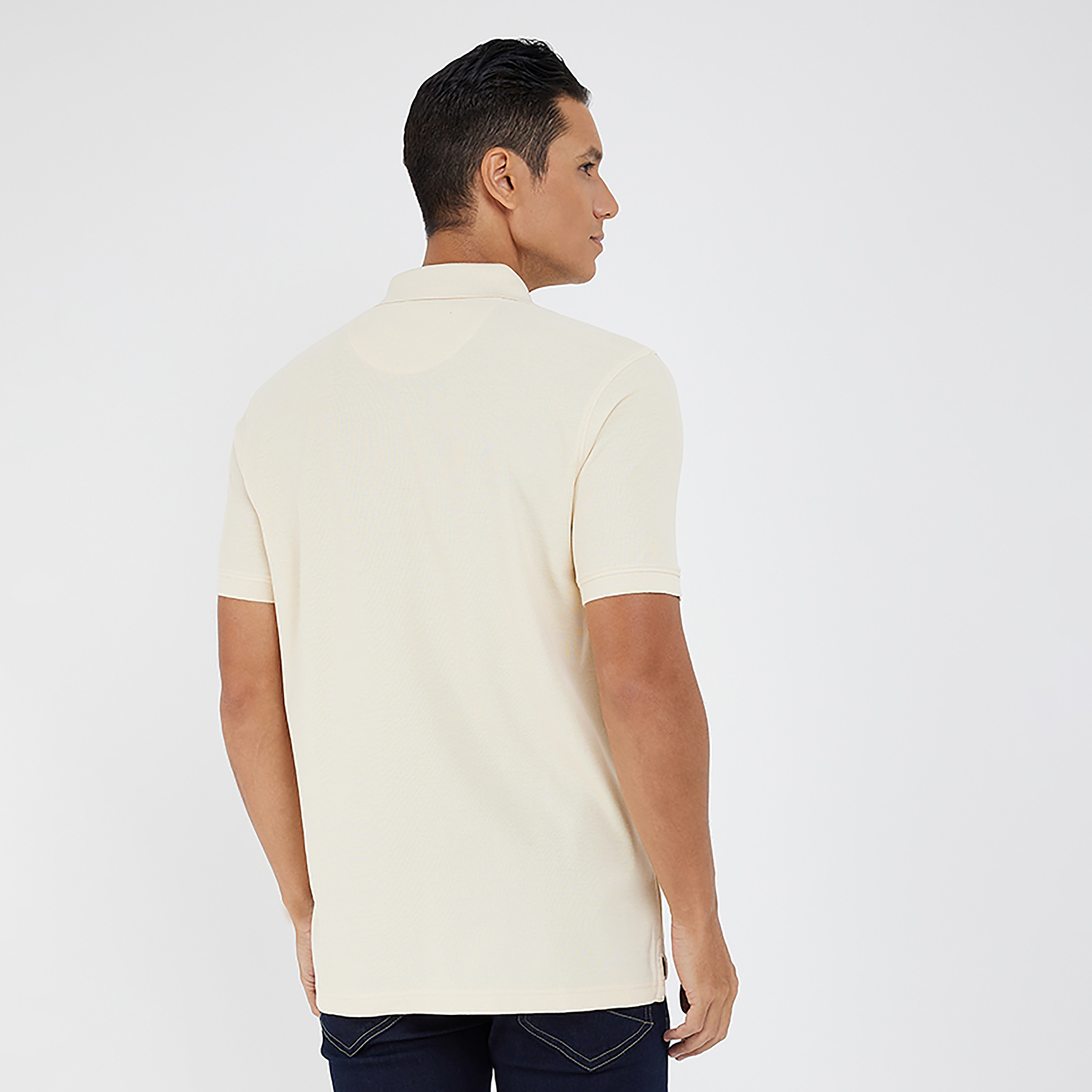 بيفرلي هيلز بولو كلوب-  قميص بولو رجالي سادة بأكمام قصيرة وياقة-men-clothing-tshirtsandpolos-polos-image-8