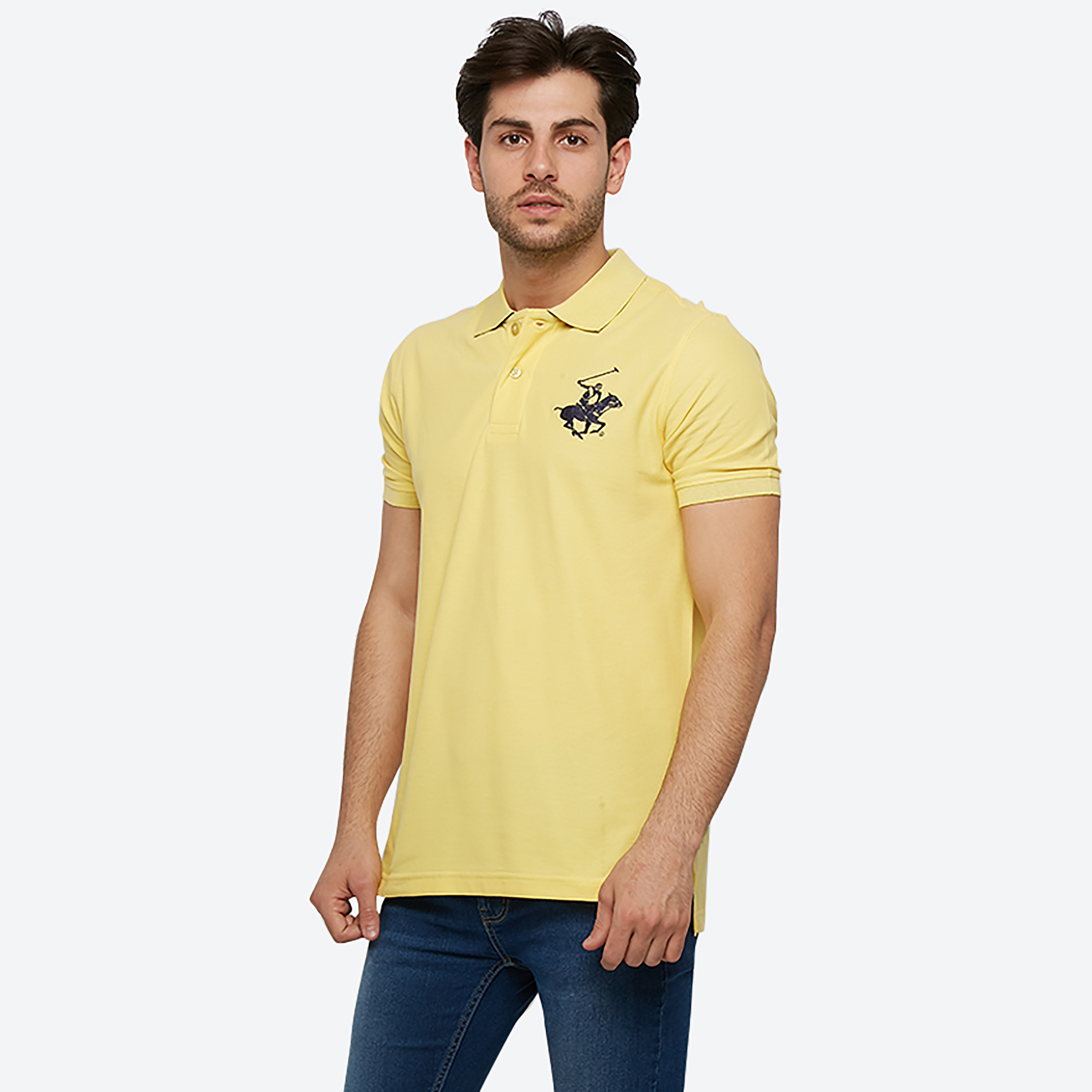 تي شيرت بولو من بيفرلي هيلز بولو كلوب بياقة وأكمام قصيرة مع شعار-men-clothing-tshirtsandpolos-polos-image-14