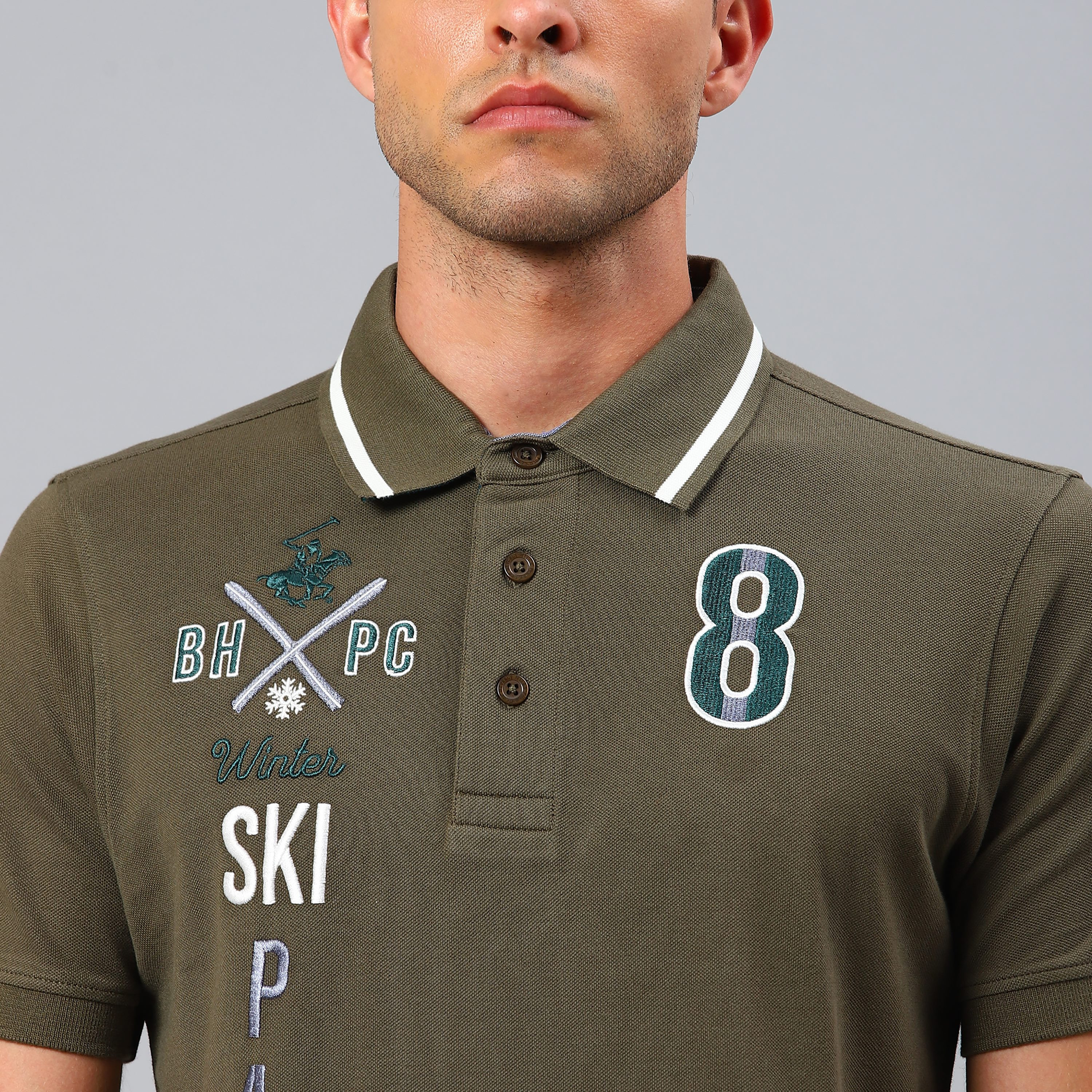 Beverly Hills Polo Club Men Burgundy Embroidered Short Sleeves Polo T-Shirt-men-clothing-tshirtsandpolos-polos-image-5