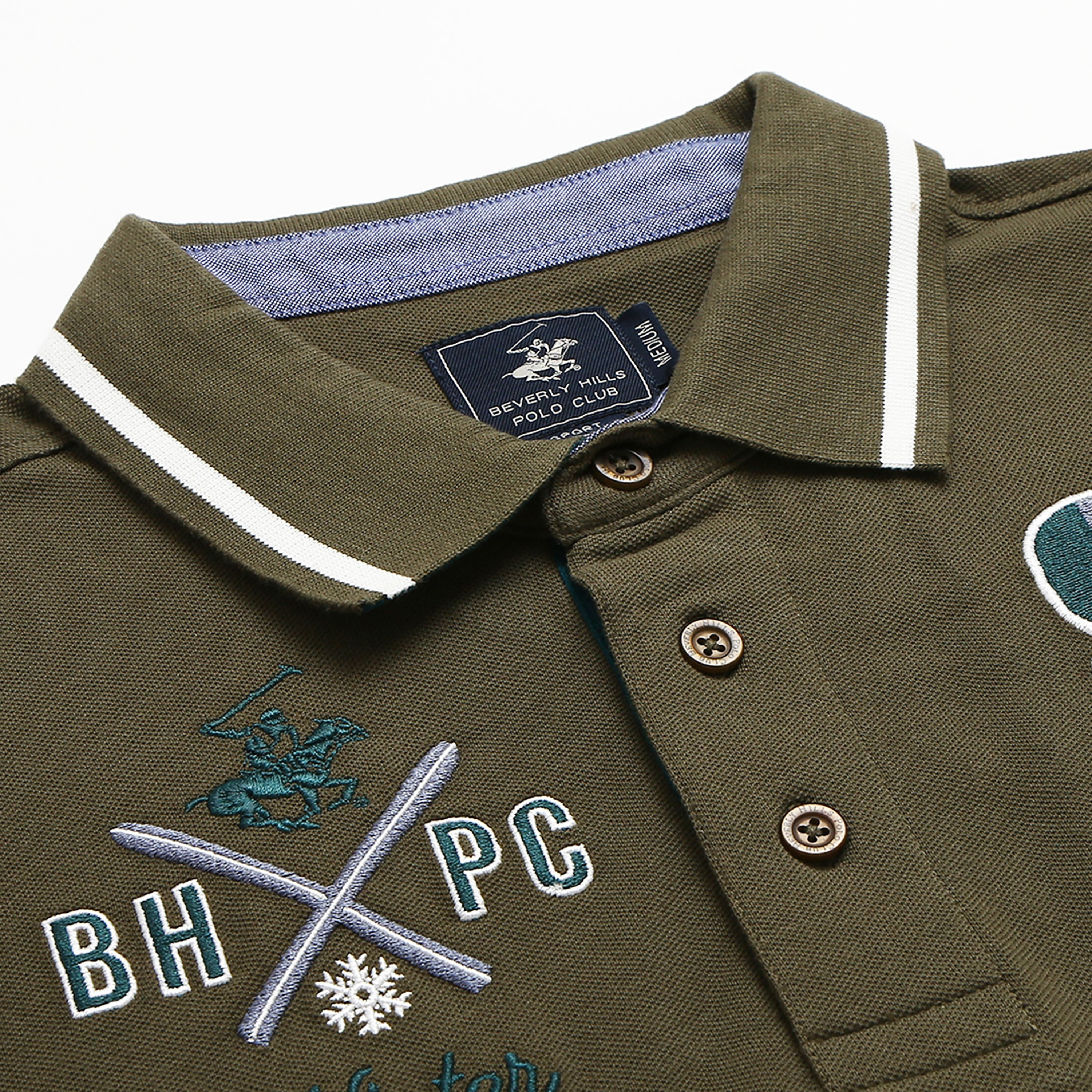 Beverly Hills Polo Club Men Burgundy Embroidered Short Sleeves Polo T-Shirt-men-clothing-tshirtsandpolos-polos-image-7