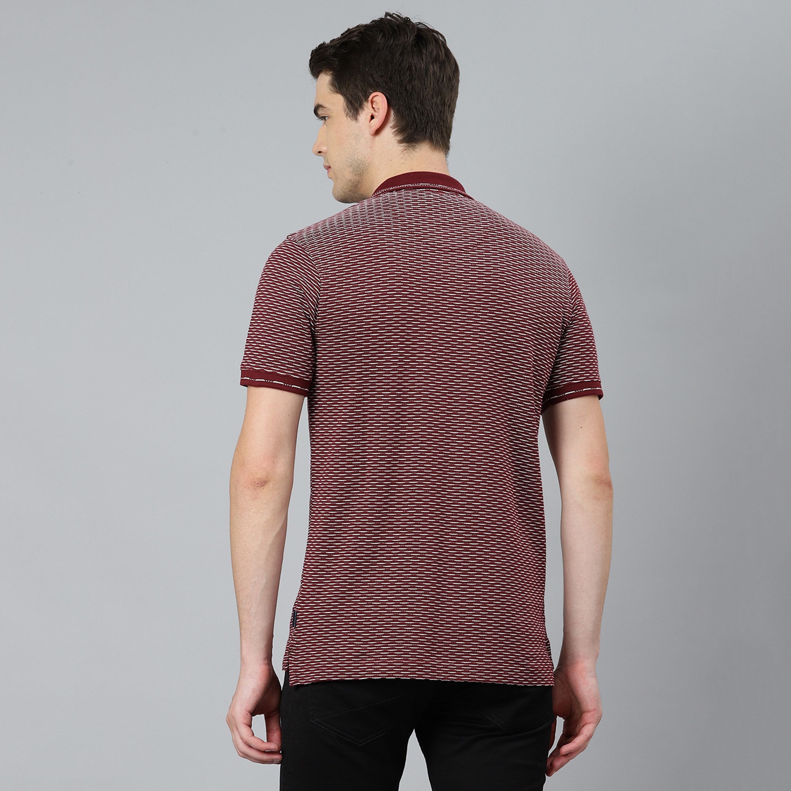 Beverly Hills Polo Club Men Burgundy Printed Short Sleeves Polo T-Shirt-men-clothing-tshirtsandpolos-polos-image-4