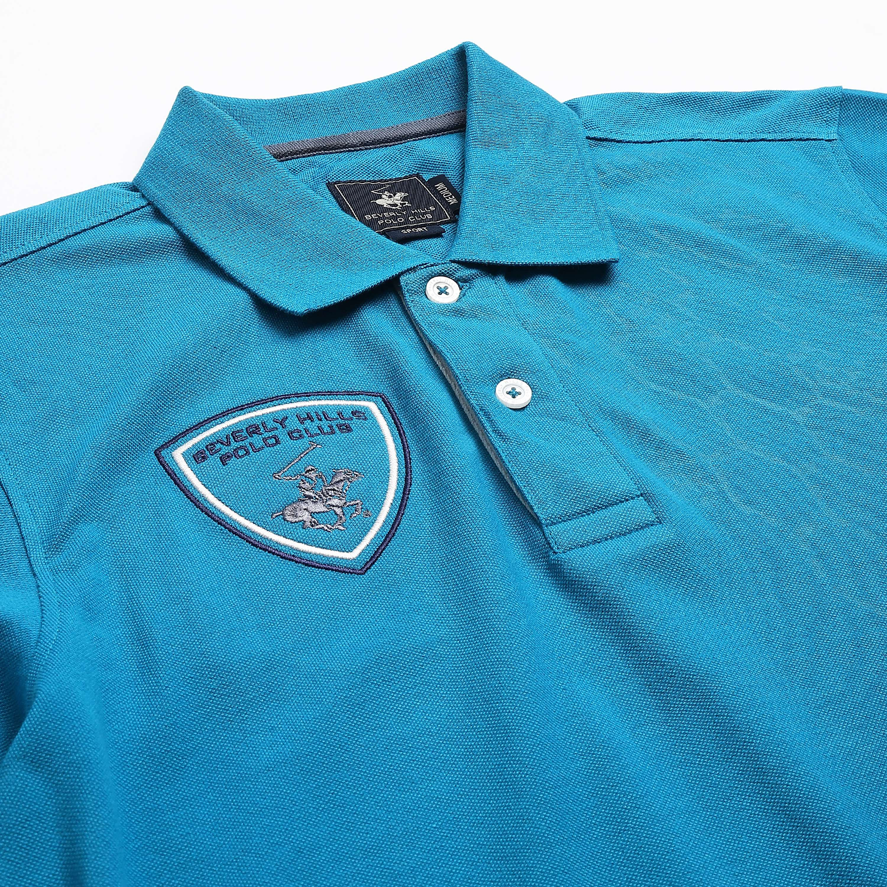 Beverly Hills Polo Club Men Blue Plain Short Sleeves Polo T-Shirt-men-clothing-tshirtsandpolos-polos-image-7