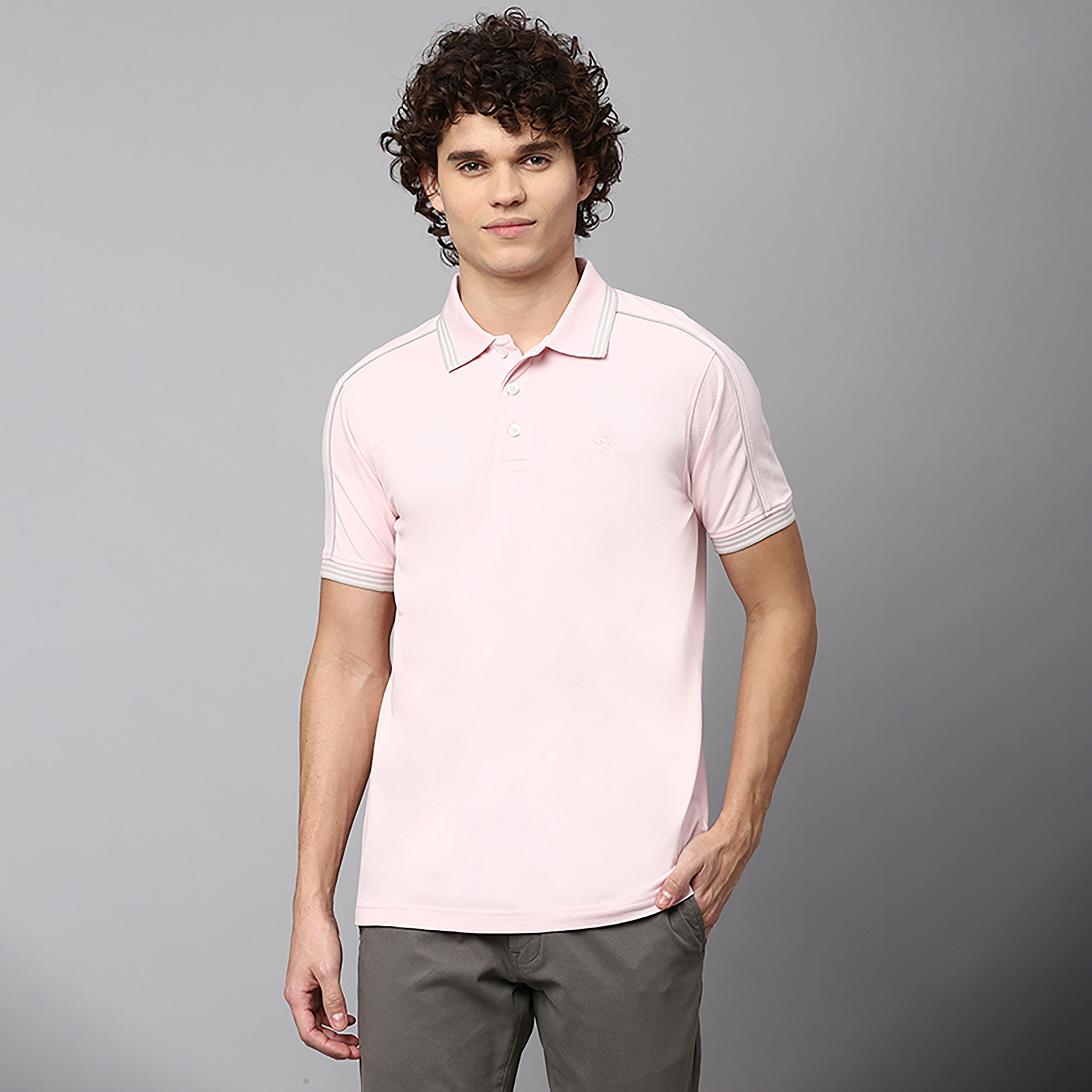 Beverly Hills Polo Club Plain Collared Short Sleeves Polo T-Shirt-men-clothing-tshirtsandpolos-polos-image-1