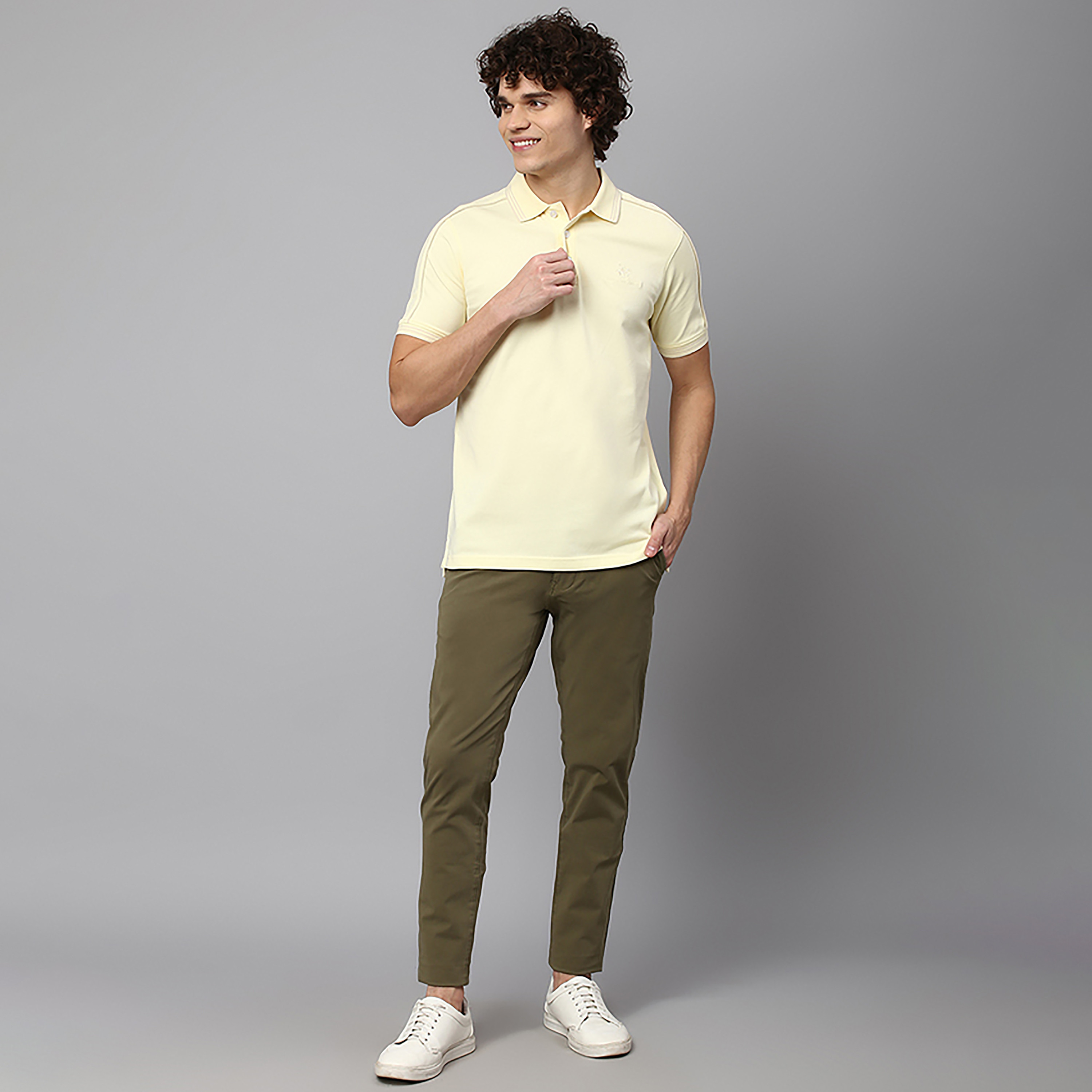 تي شيرت بولو بياقة سادة بالمربعات وأكمام قصيرة من بيفرلي هيلز بولو كلوب-men-clothing-tshirtsandpolos-polos-image-6