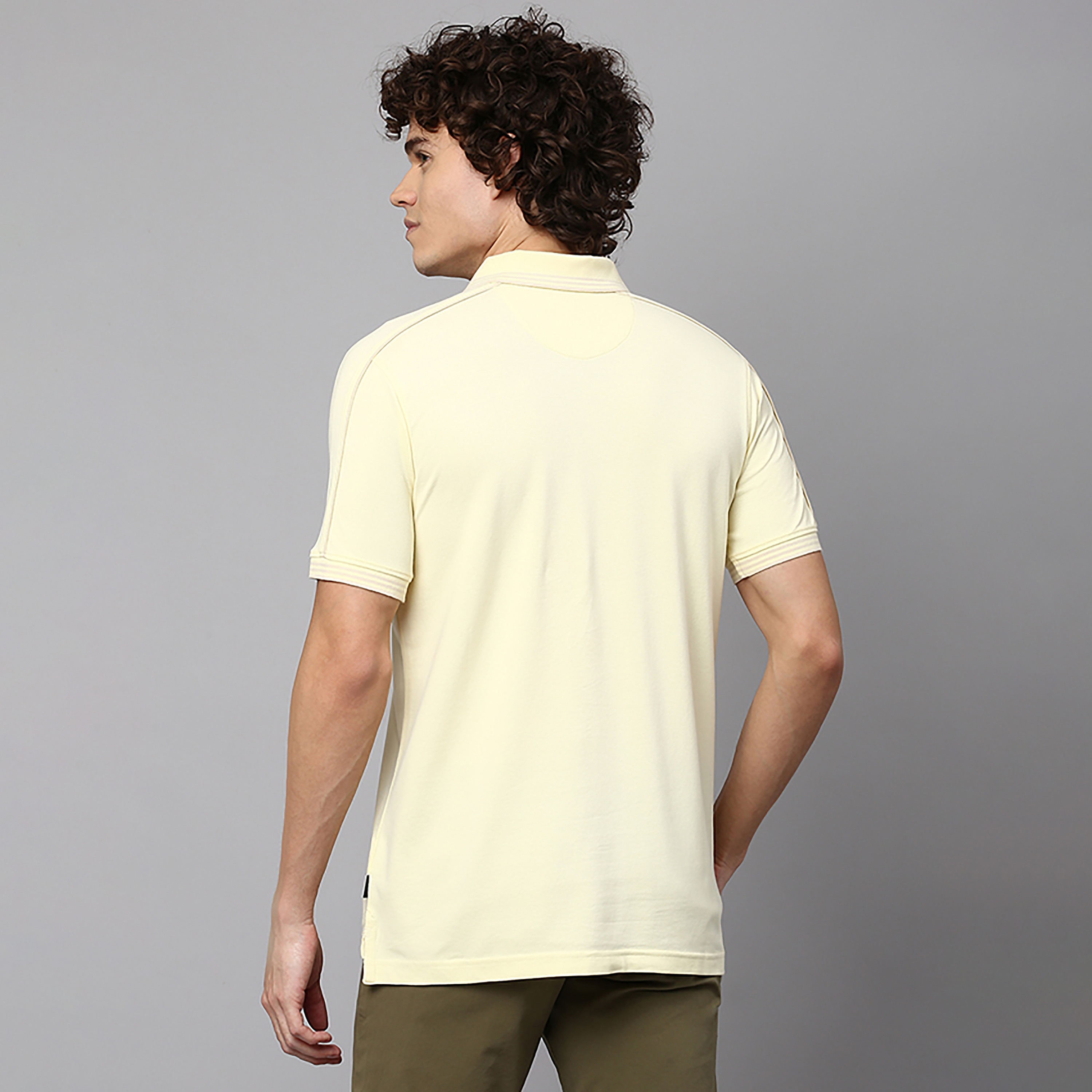 تي شيرت بولو بياقة سادة بالمربعات وأكمام قصيرة من بيفرلي هيلز بولو كلوب-men-clothing-tshirtsandpolos-polos-image-8