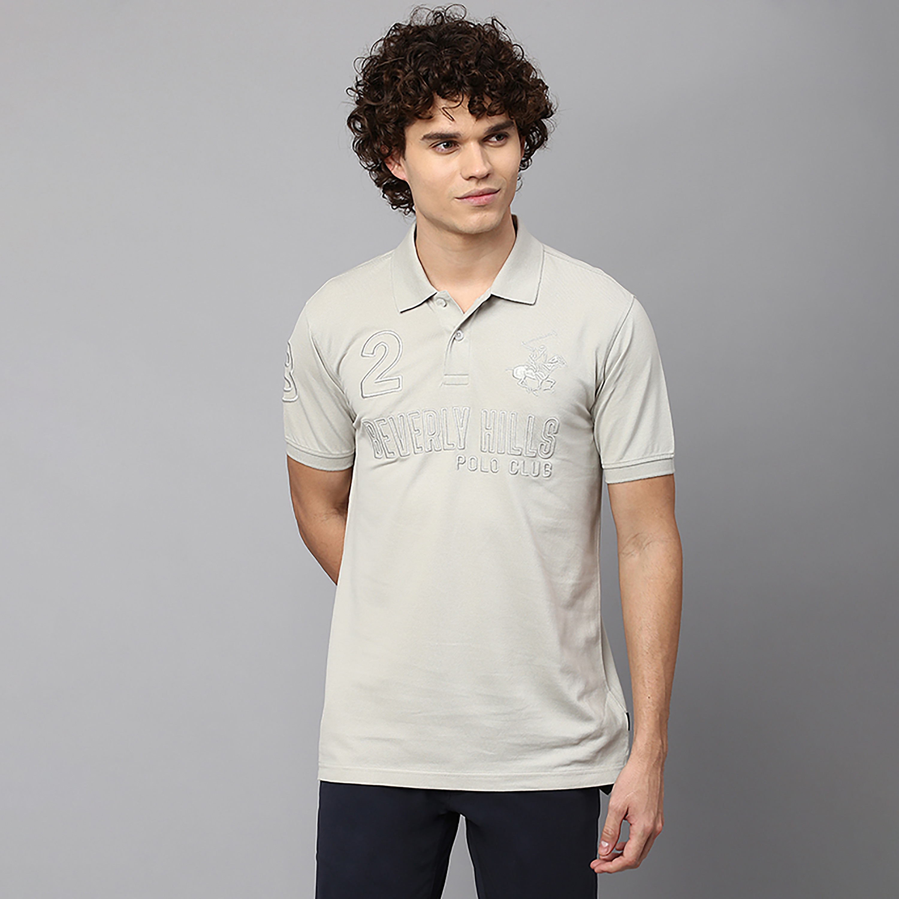 Beverly Hills Polo Club Logo Collared Short Sleeves Polo T-Shirt-men-clothing-tshirtsandpolos-polos-image-1