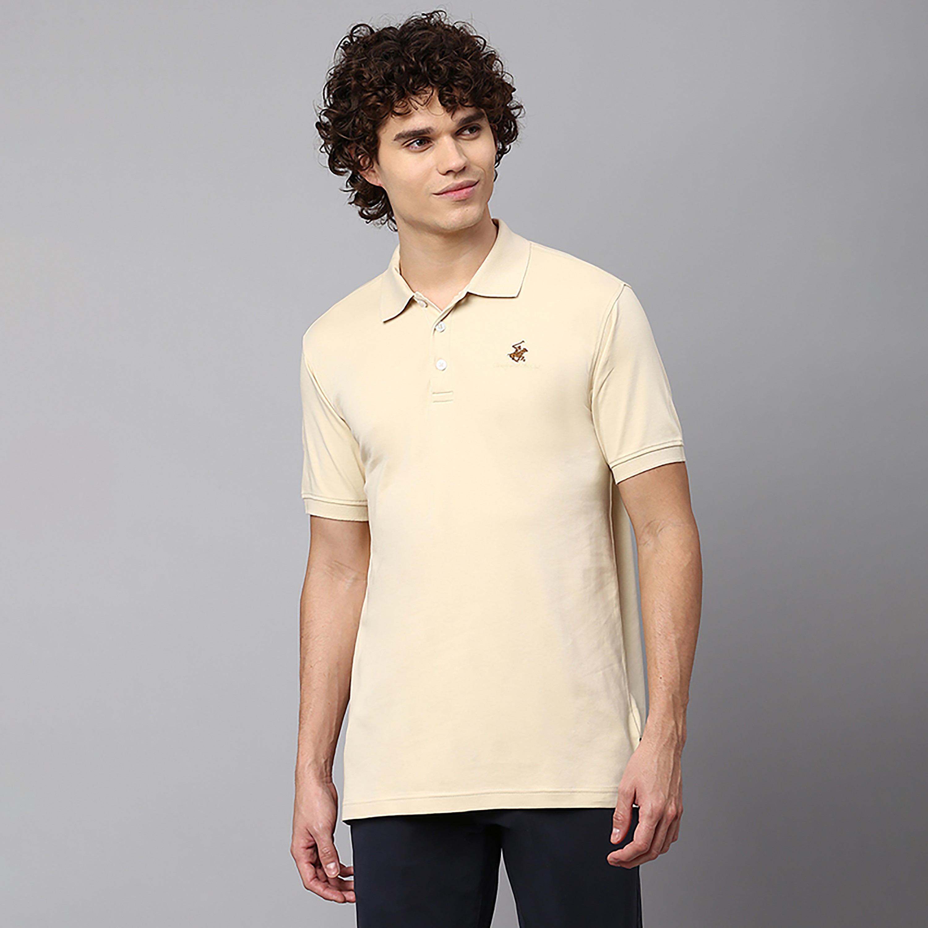 Beverly Hills Polo Club Plain Collared Short Sleeves Polo T-Shirt-men-clothing-tshirtsandpolos-polos-image-1