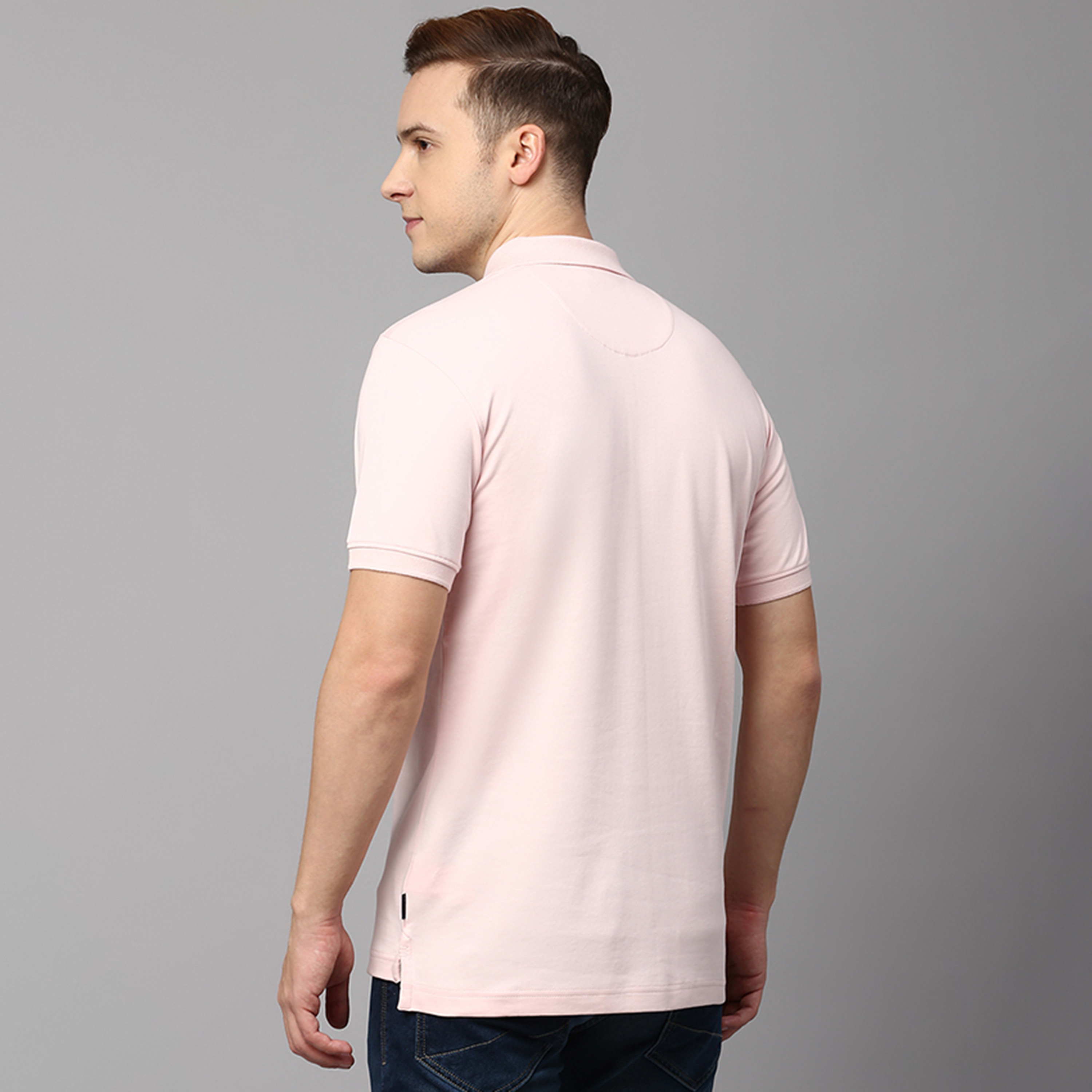 تي شيرت بولو بياقة سادة بالمربعات وأكمام قصيرة من بيفرلي هيلز بولو كلوب-men-clothing-tshirtsandpolos-polos-image-12