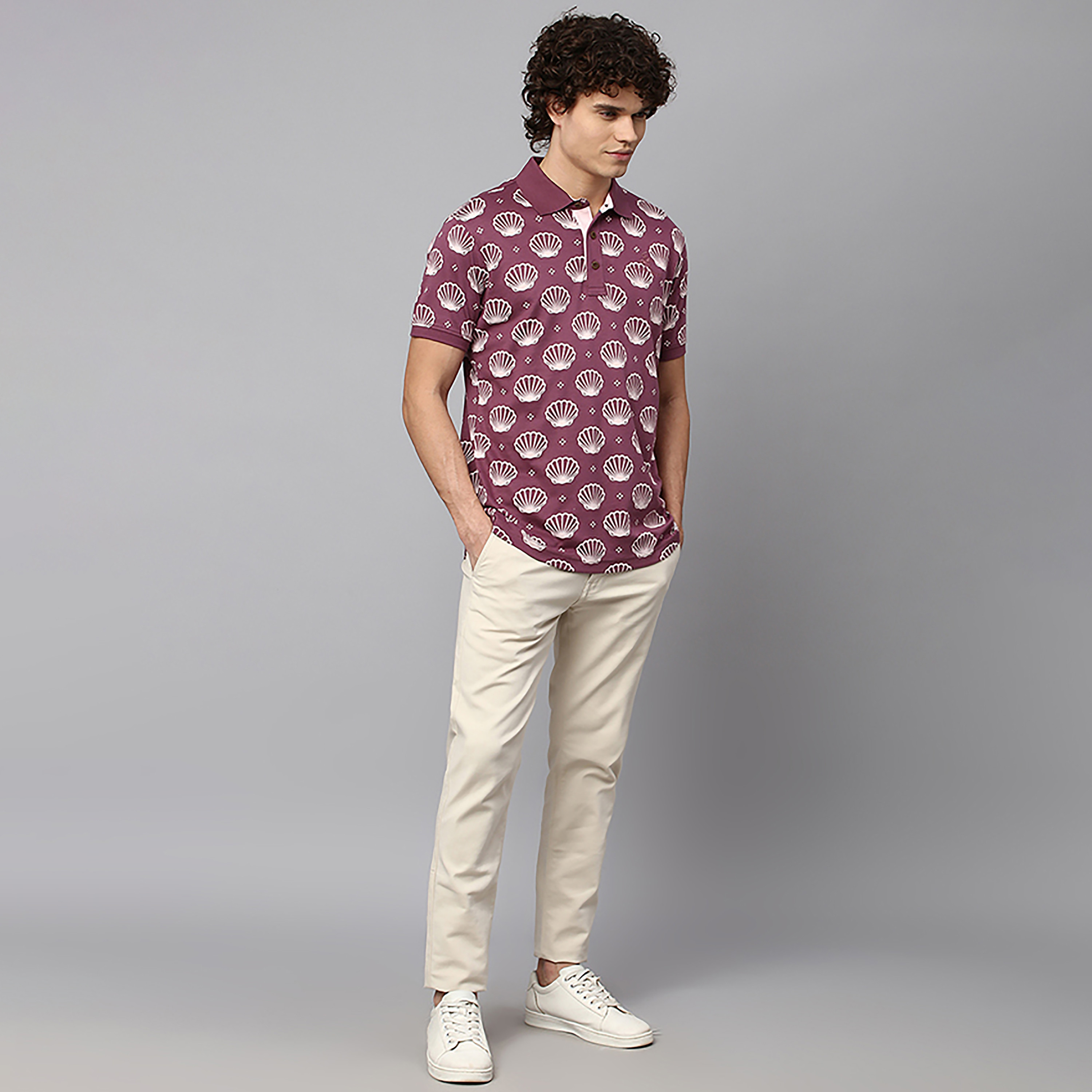 بيفرلي هيلز بولو كلوب-  قميص بولو رجالي بأكمام قصيرة وياقة ونقشة جرافيكية-men-clothing-tshirtsandpolos-polos-image-2