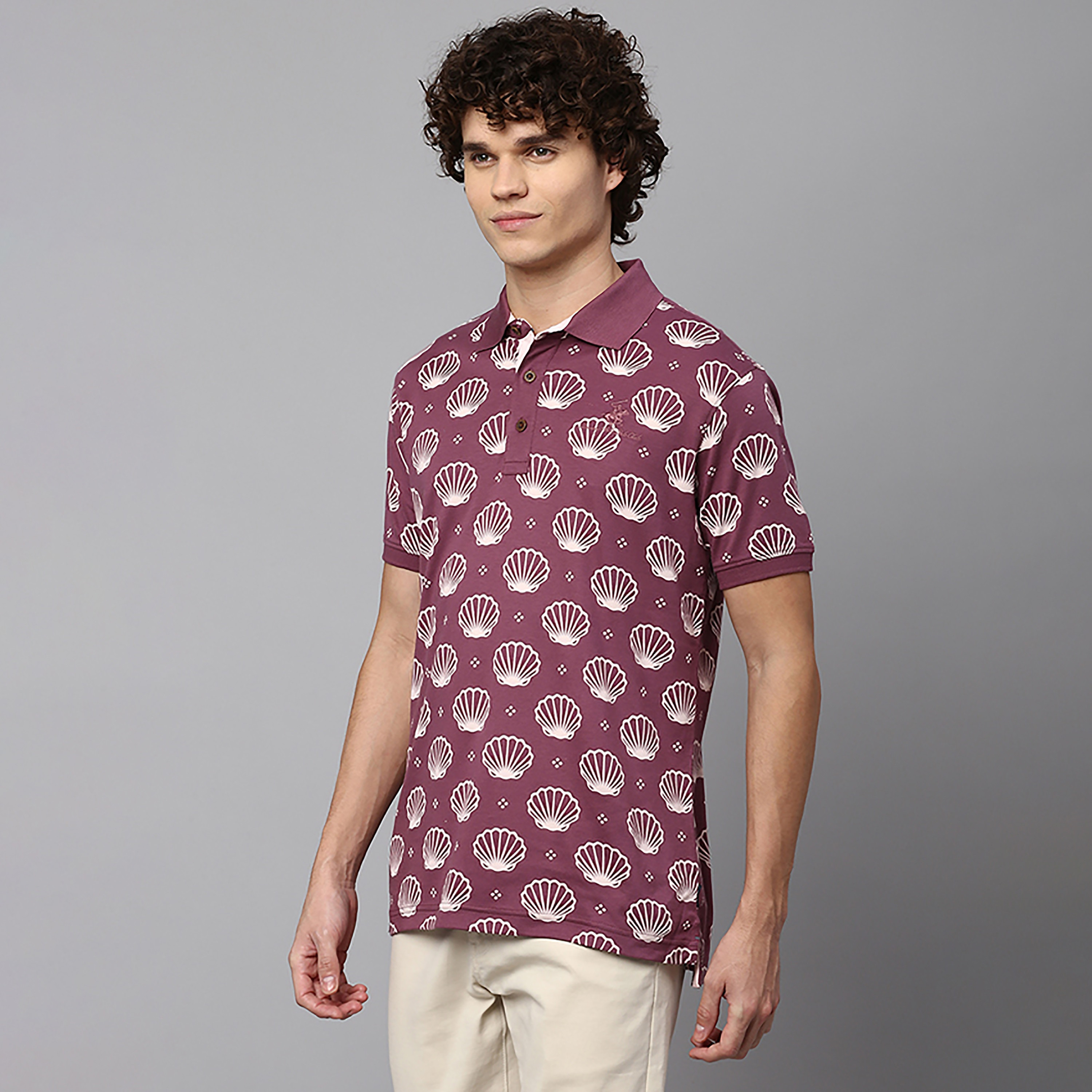 بيفرلي هيلز بولو كلوب-  قميص بولو رجالي بأكمام قصيرة وياقة ونقشة جرافيكية-men-clothing-tshirtsandpolos-polos-image-3