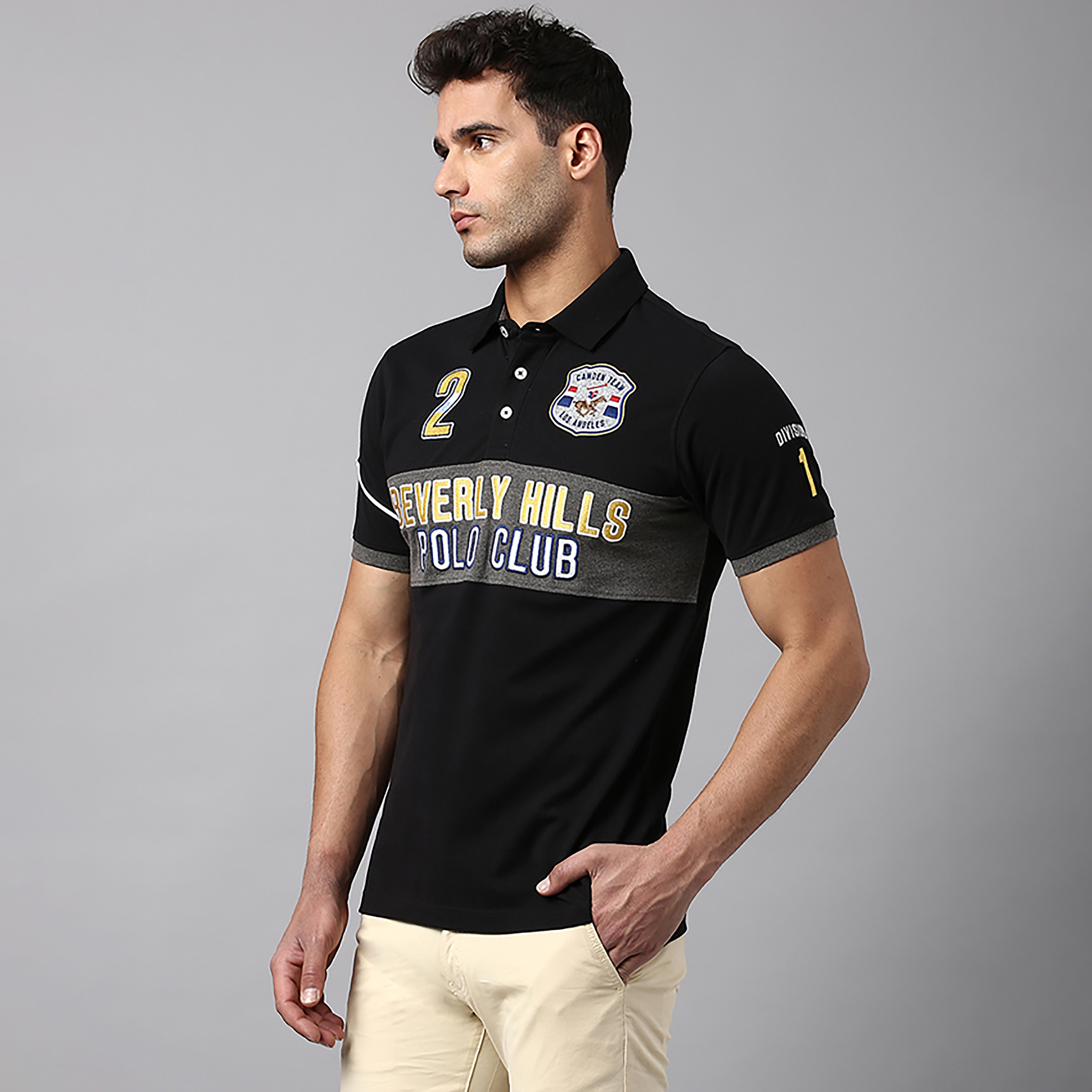 Beverly Hills Polo Club Printed Collared Short Sleeves Polo T-Shirt-men-clothing-tshirtsandpolos-polos-image-2