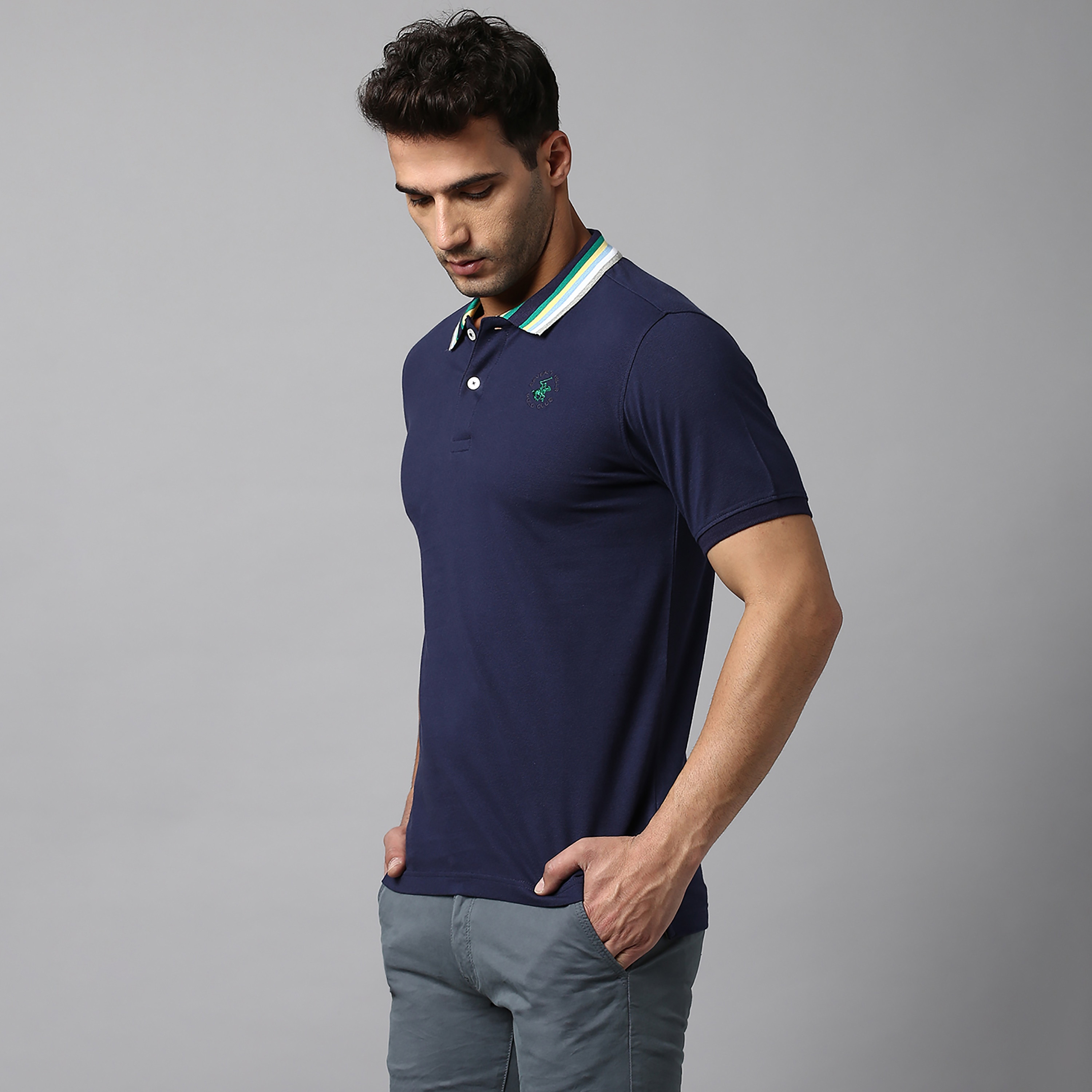 Beverly Hills Polo Club Logo Collared Short Sleeves Polo T-Shirt-men-clothing-tshirtsandpolos-polos-image-2