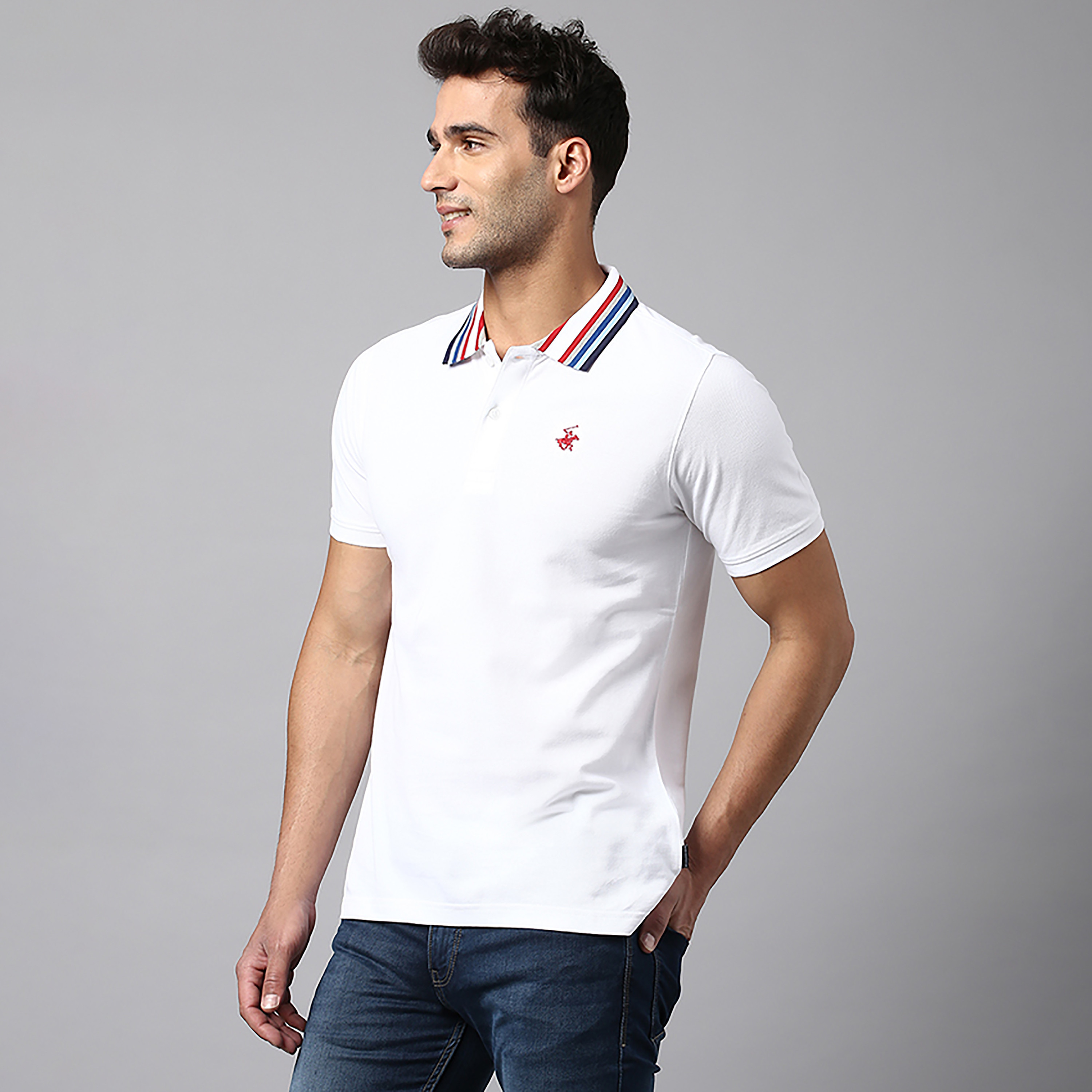 Beverly Hills Polo Club Logo Collared Short Sleeves Polo T-Shirt-men-clothing-tshirtsandpolos-polos-image-2