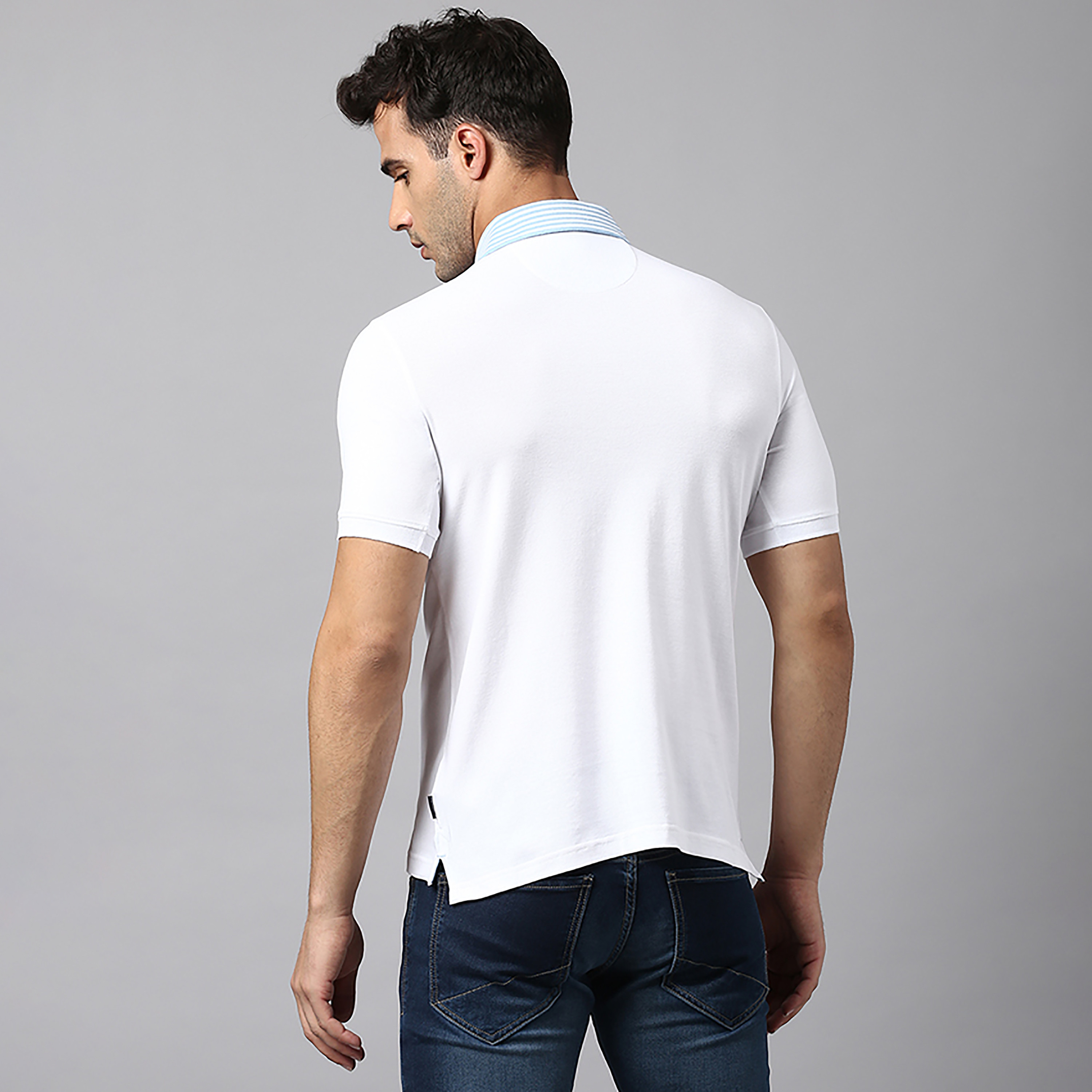 تي شيرت بولو من بيفرلي هيلز بولو كلوب سادة بياقة وأكمام قصيرة-men-clothing-tshirtsandpolos-polos-image-8