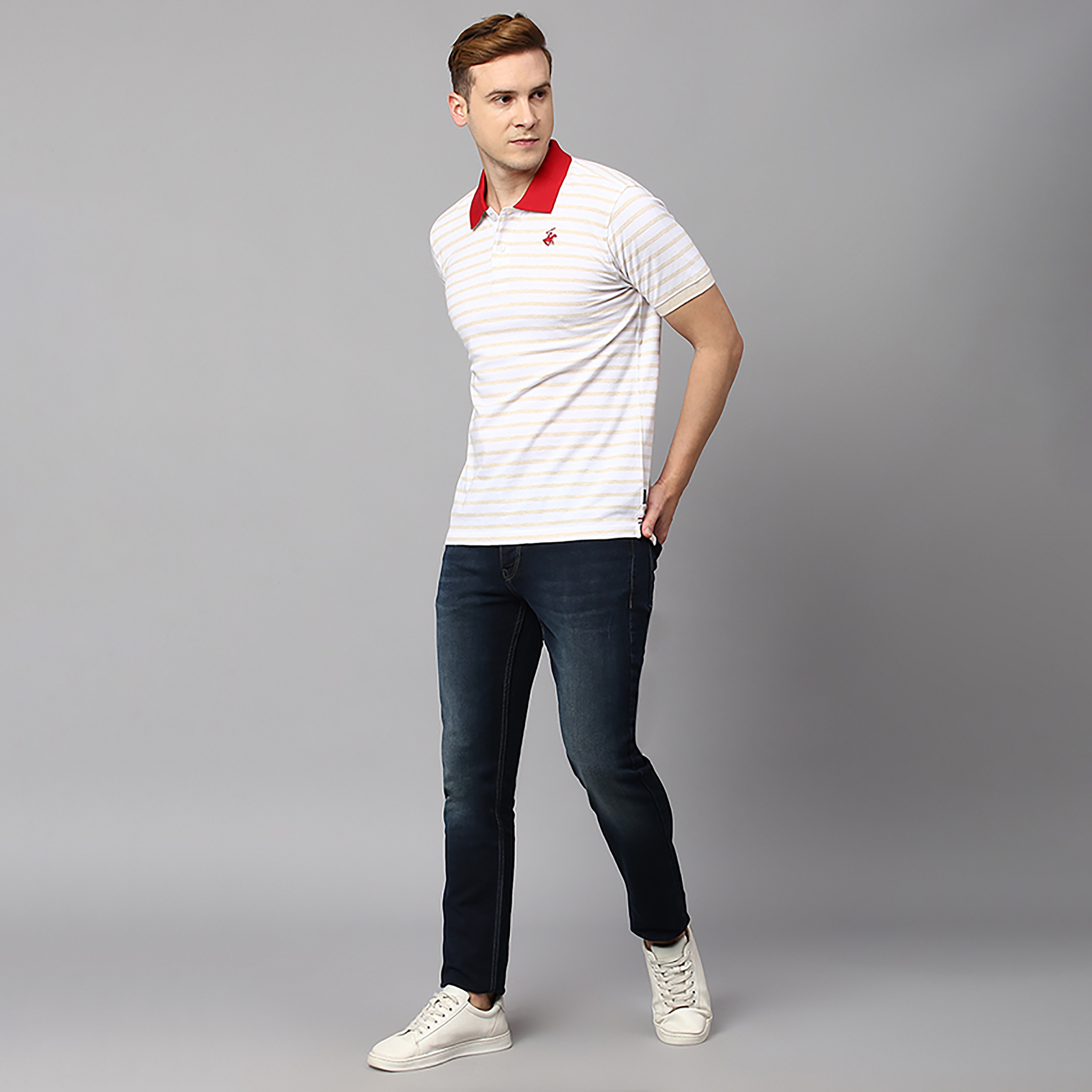 Beverly Hills Polo Club Stripes Collared Short Sleeves Polo T-Shirt-men-clothing-tshirtsandpolos-polos-image-2