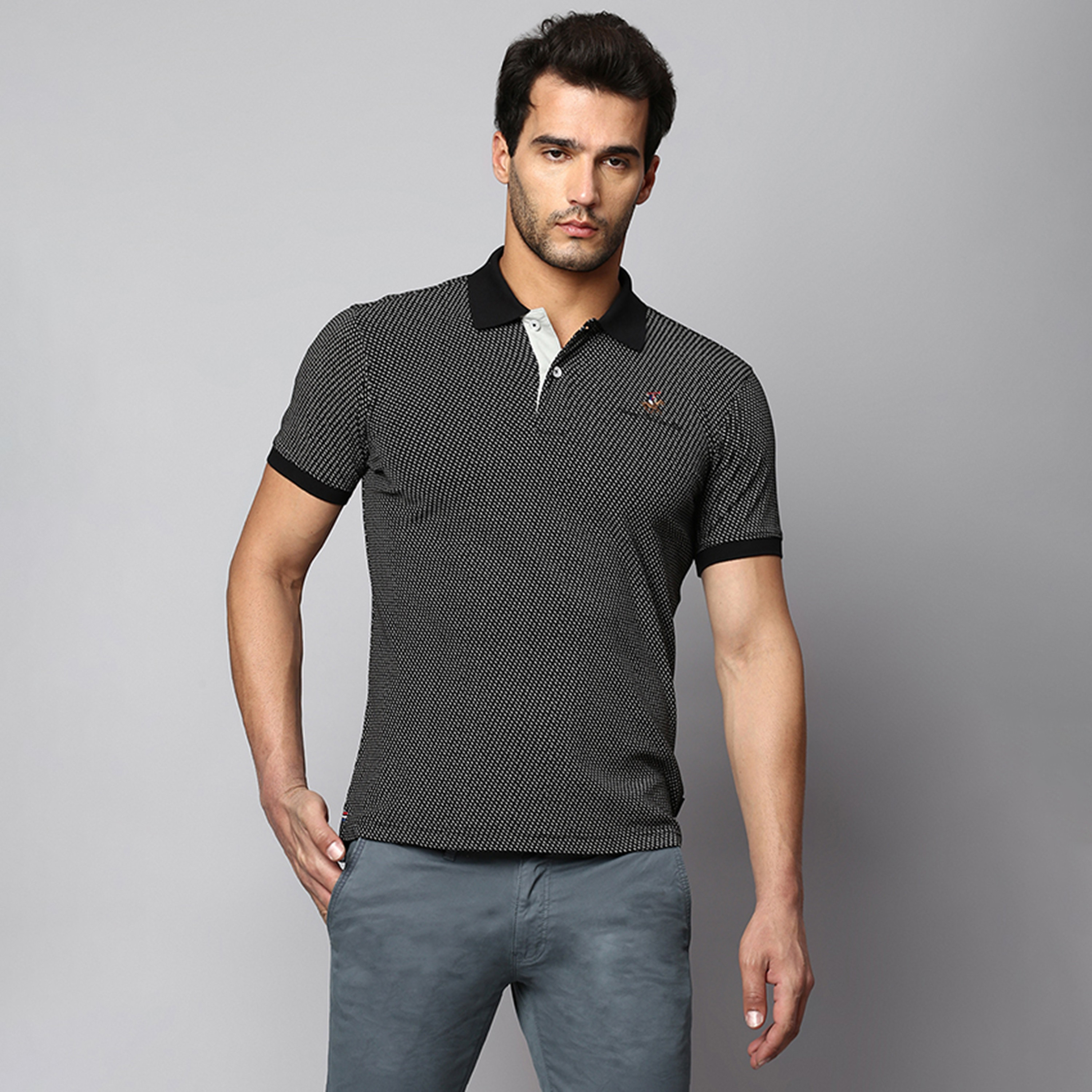 تي شيرت بولو من بيفرلي هيلز بولو كلوب مع مطبوع بياقة وأكمام قصيرة-men-clothing-tshirtsandpolos-polos-image-5
