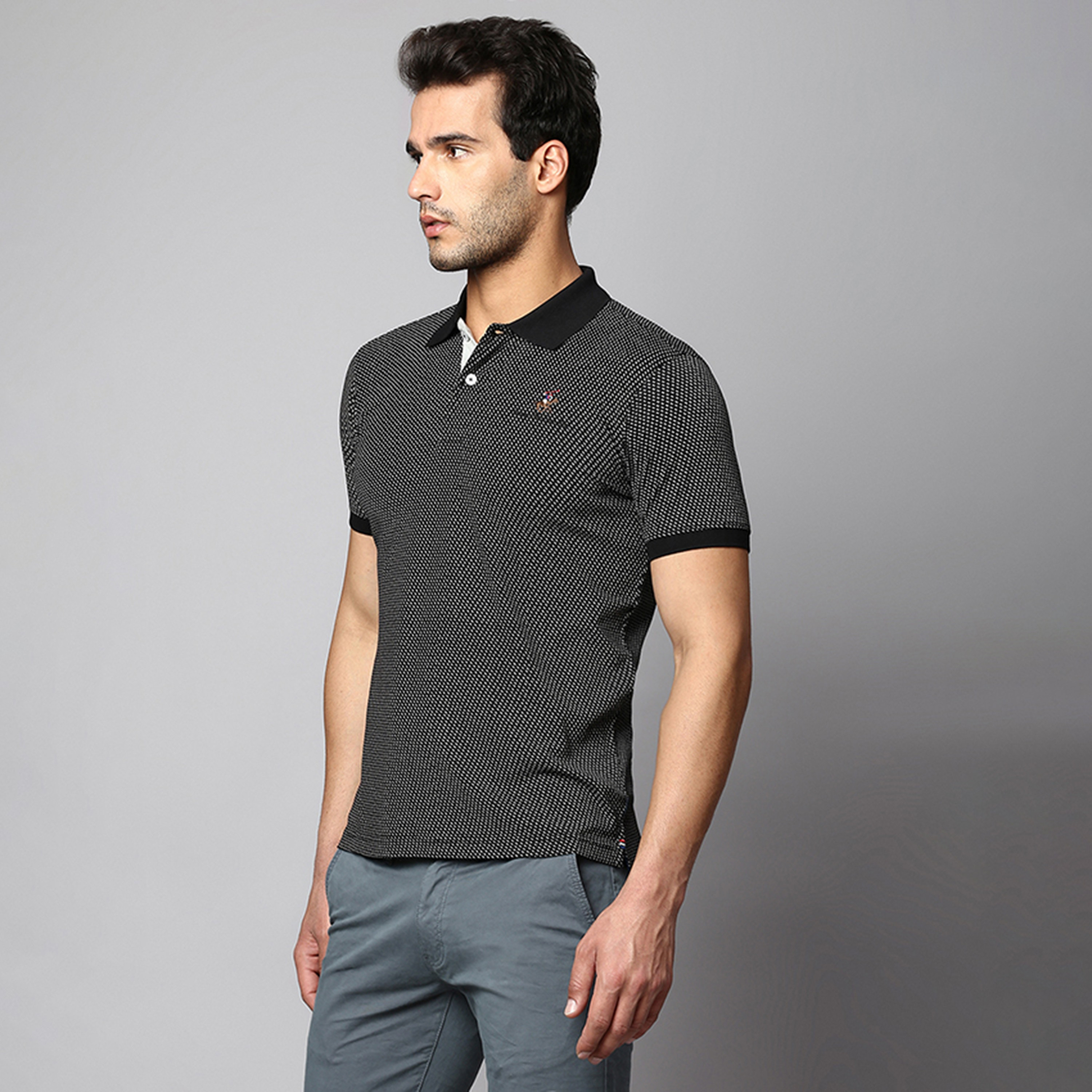 تي شيرت بولو من بيفرلي هيلز بولو كلوب مع مطبوع بياقة وأكمام قصيرة-men-clothing-tshirtsandpolos-polos-image-6