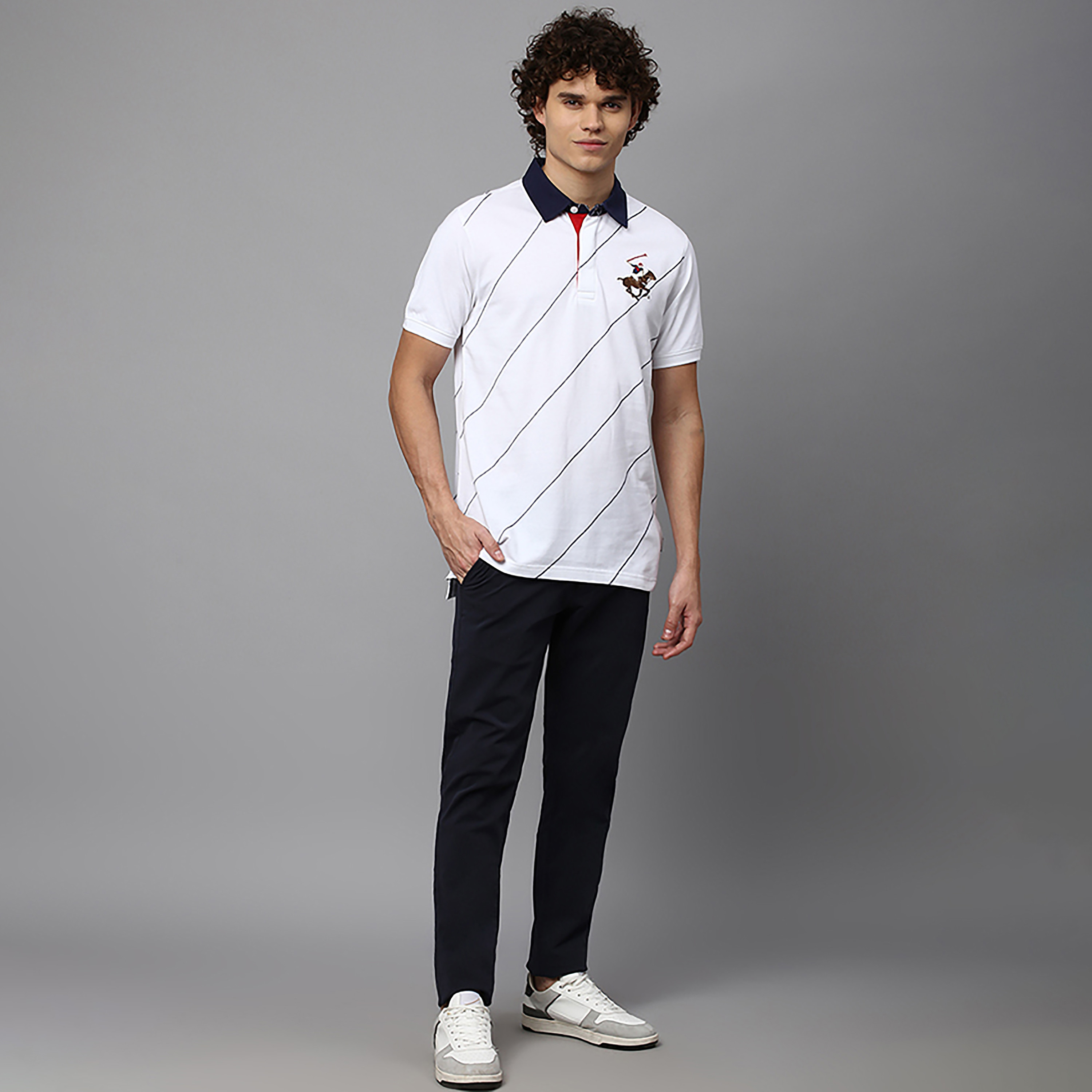 Beverly Hills Polo Club Striped Collared Short Sleeves Polo T-Shirt-men-clothing-tshirtsandpolos-polos-image-2