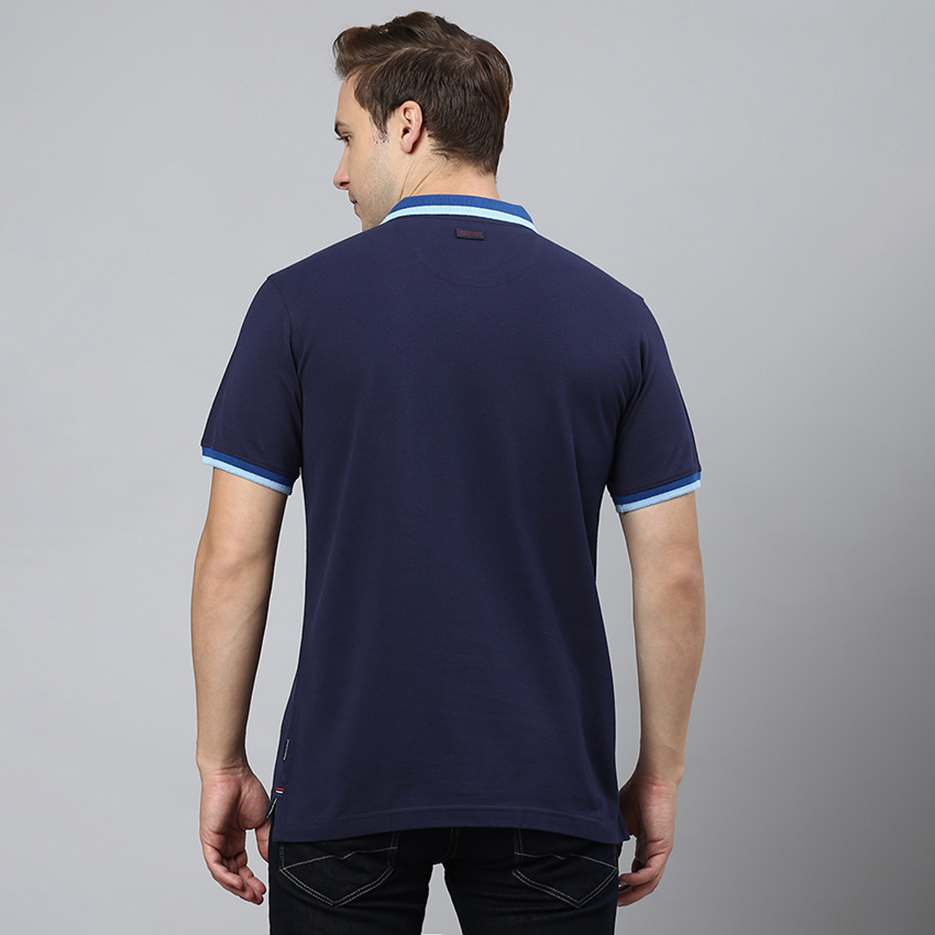 تي شيرت بولو من بيفرلي هيلز بولو كلوب سادة بياقة وأكمام قصيرة-men-clothing-tshirtsandpolos-polos-image-4