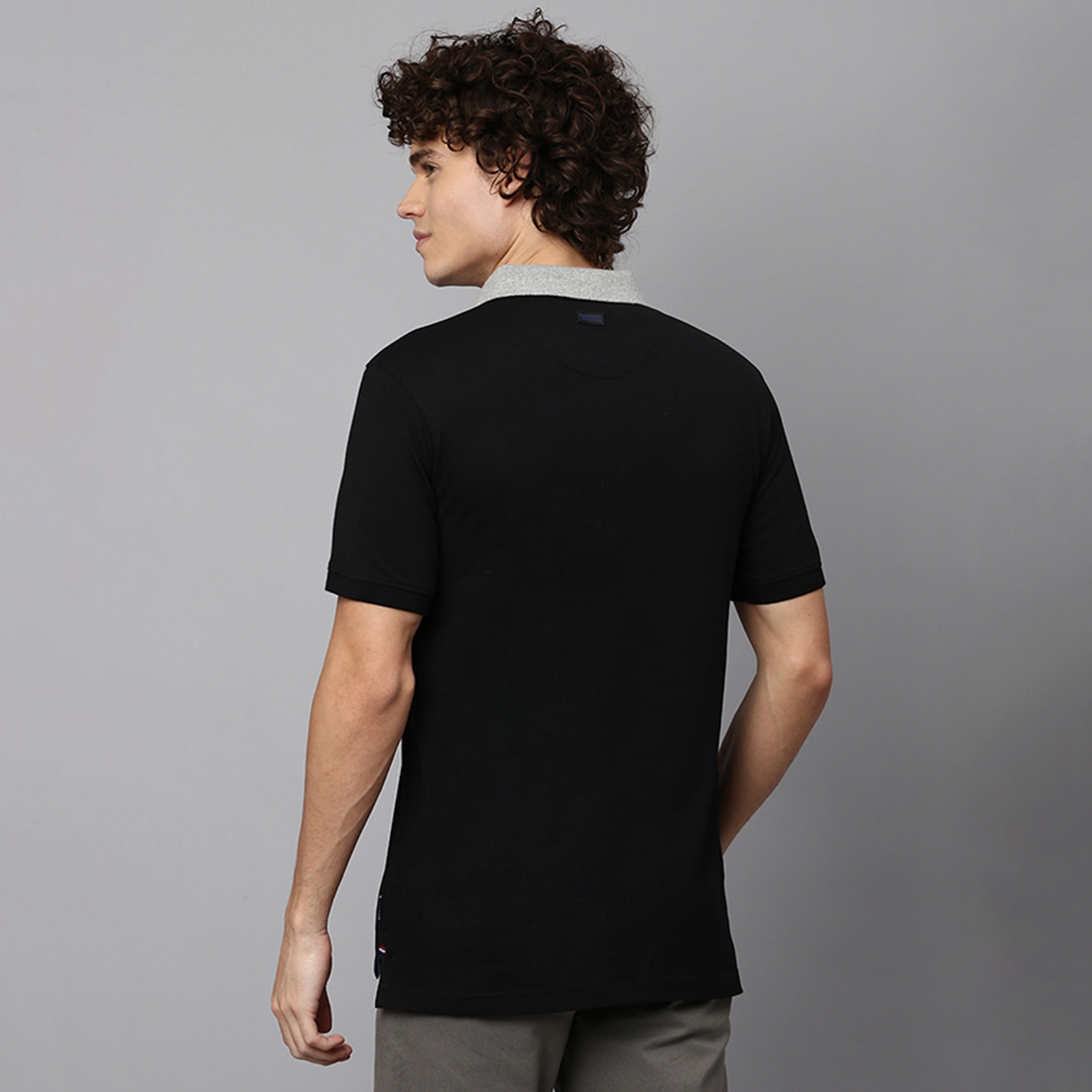 تي شيرت بولو بأكمام قصيرة مع ياقة بلوكد من بيفرلي هيلز بولو كلوب-men-clothing-tshirtsandpolos-polos-image-4